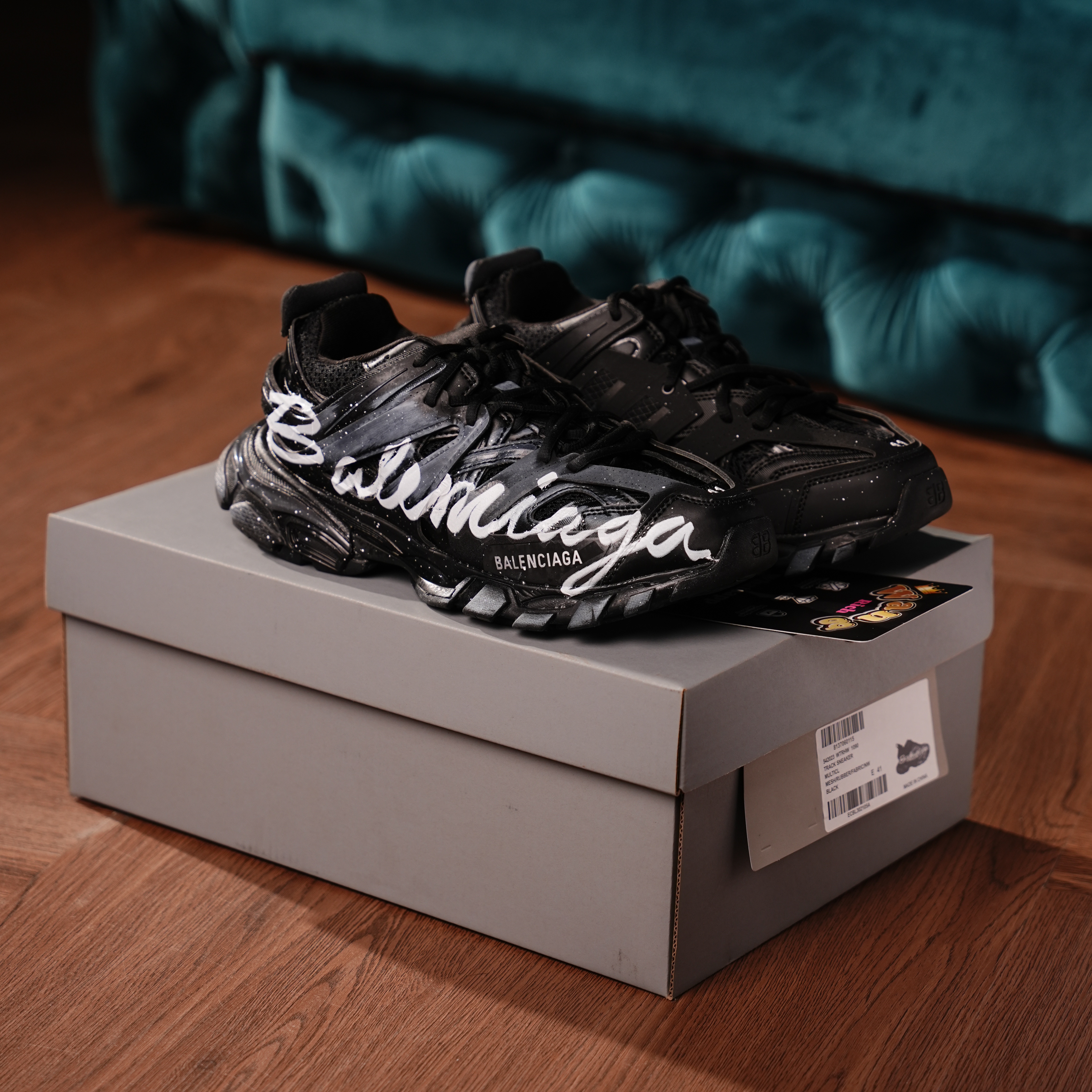 Balenciaga Track Sneaker White Graffiti