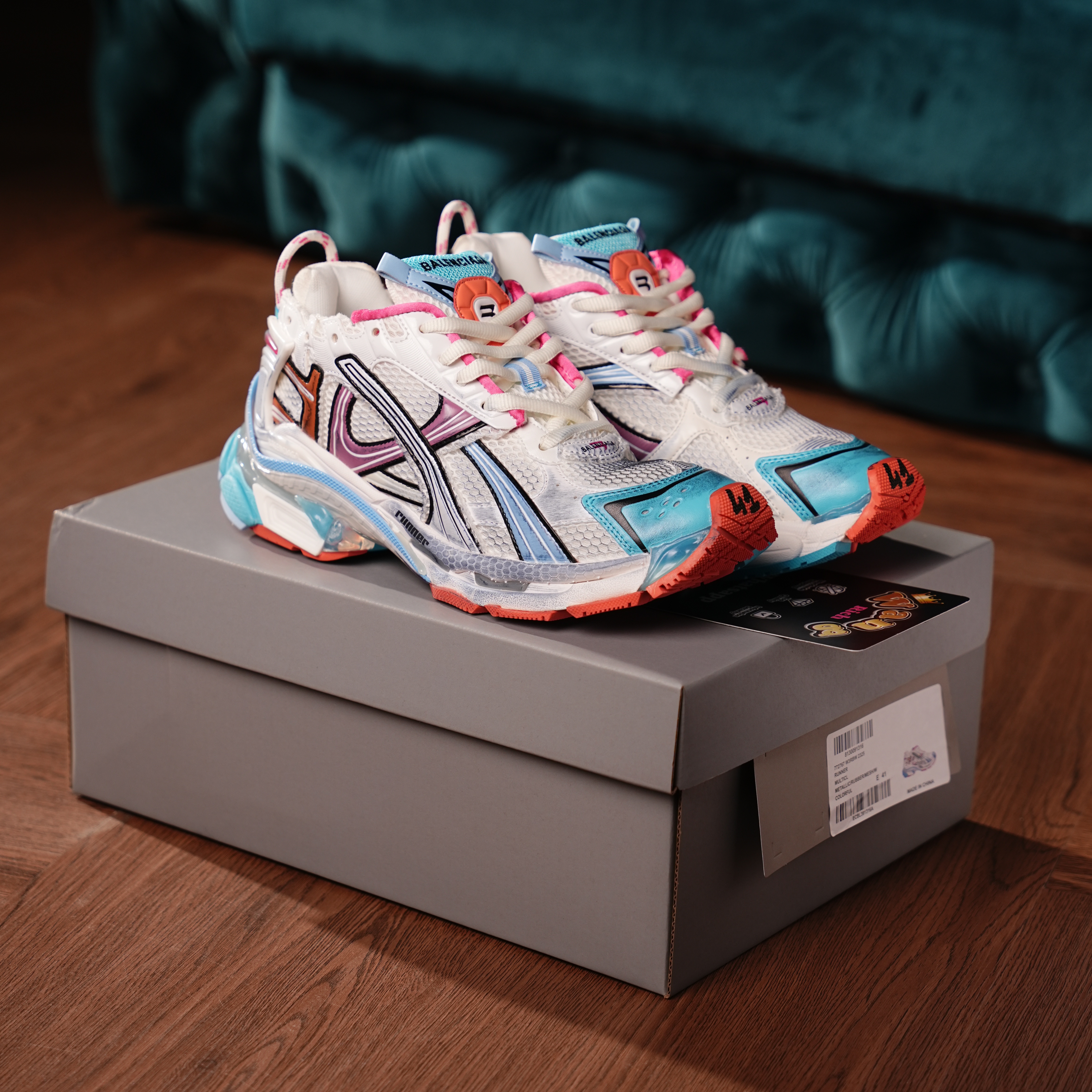 Balenciaga Wmns Runner Sneaker 'Grey Multi-Color'