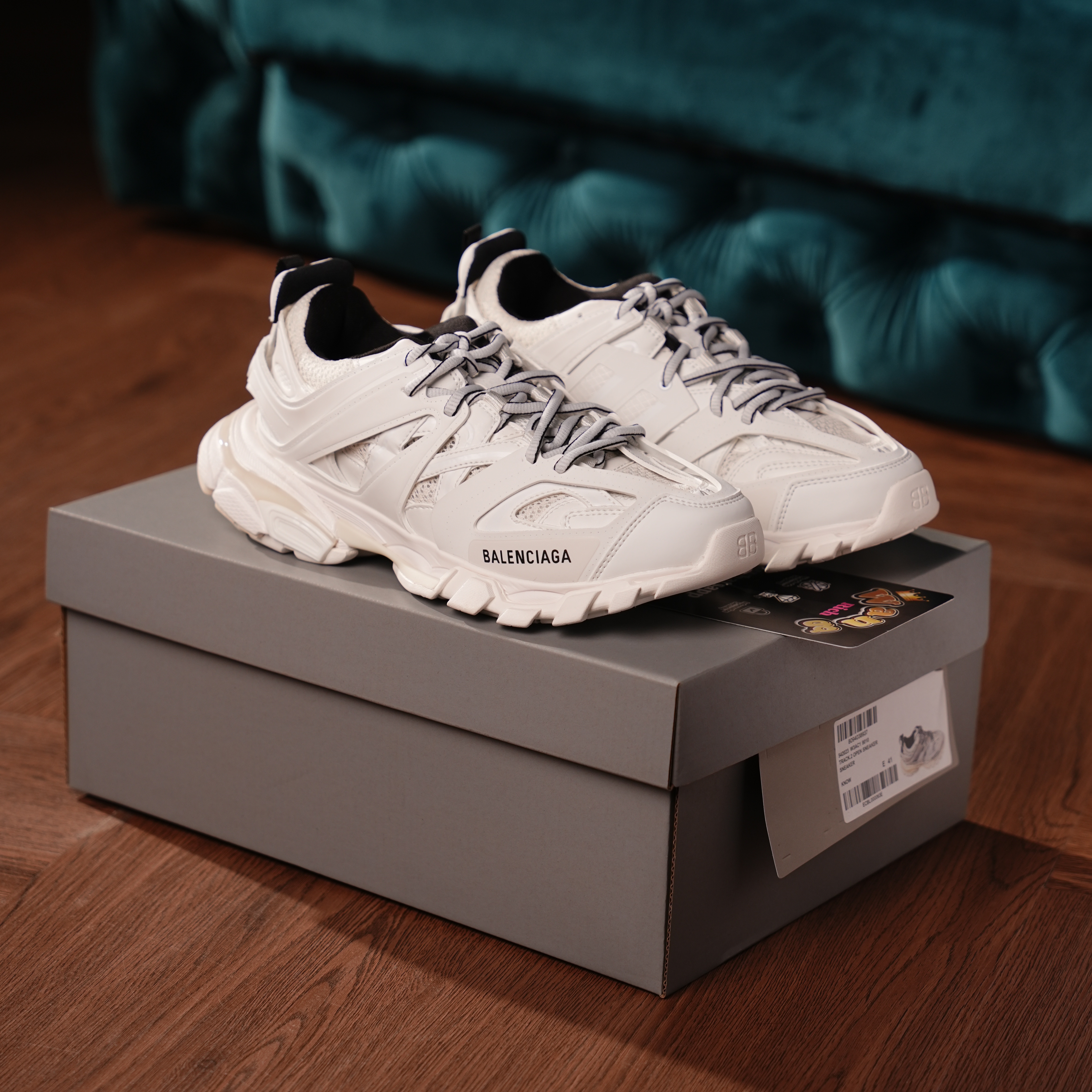 Balenciaga Track White Black