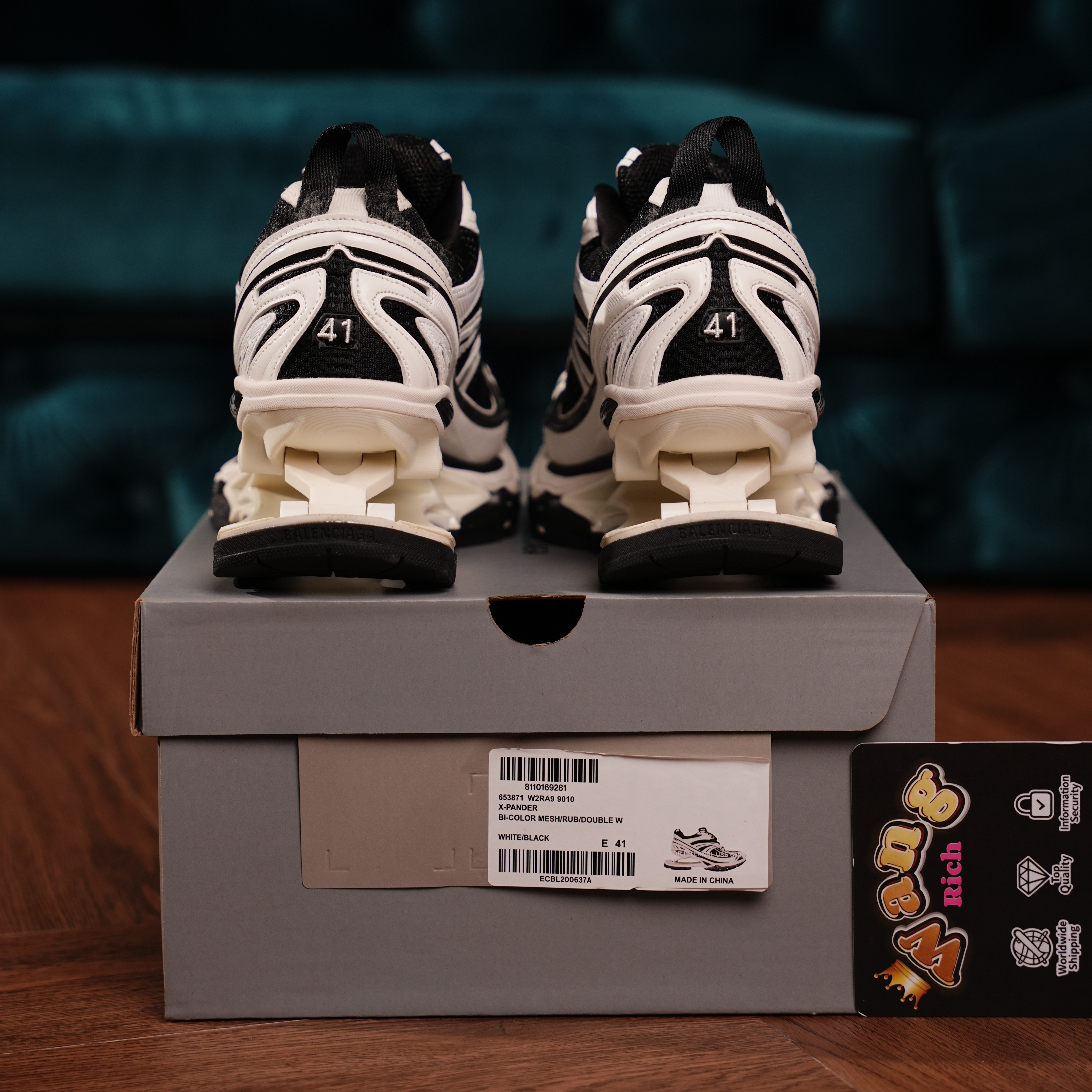 Balenciaga X-Pander White Black