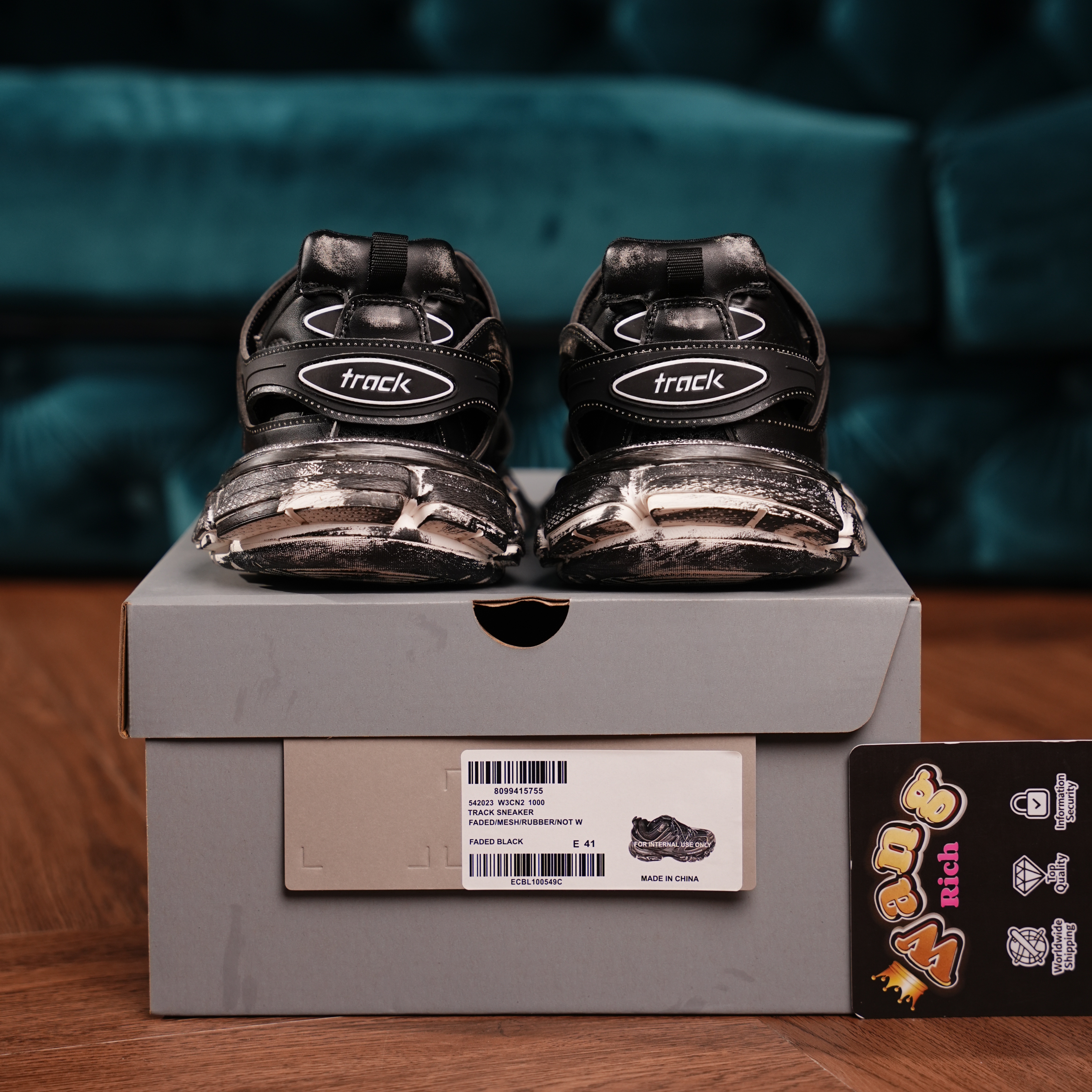 Balenciaga Track Faded Black