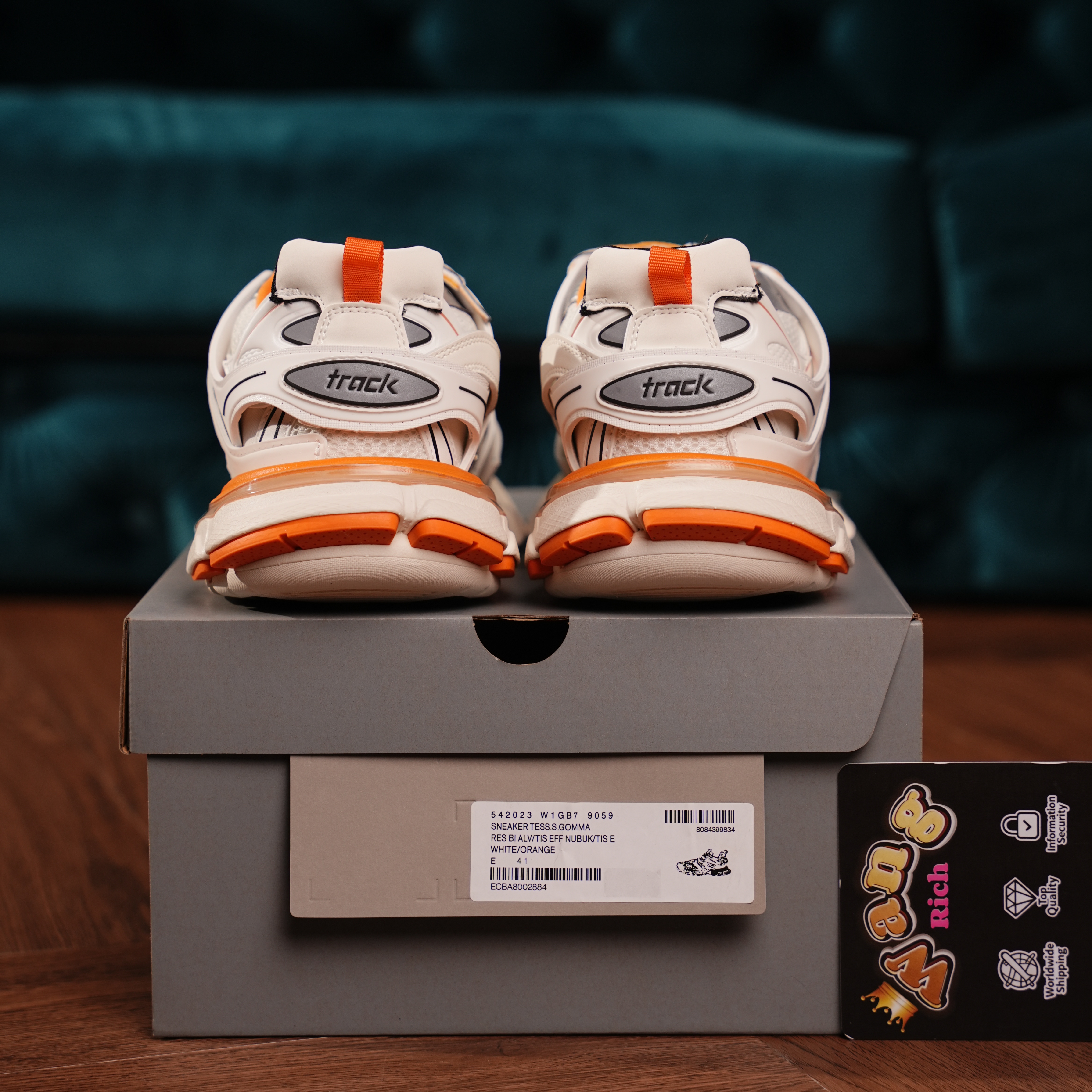Balenciaga Track White Orange