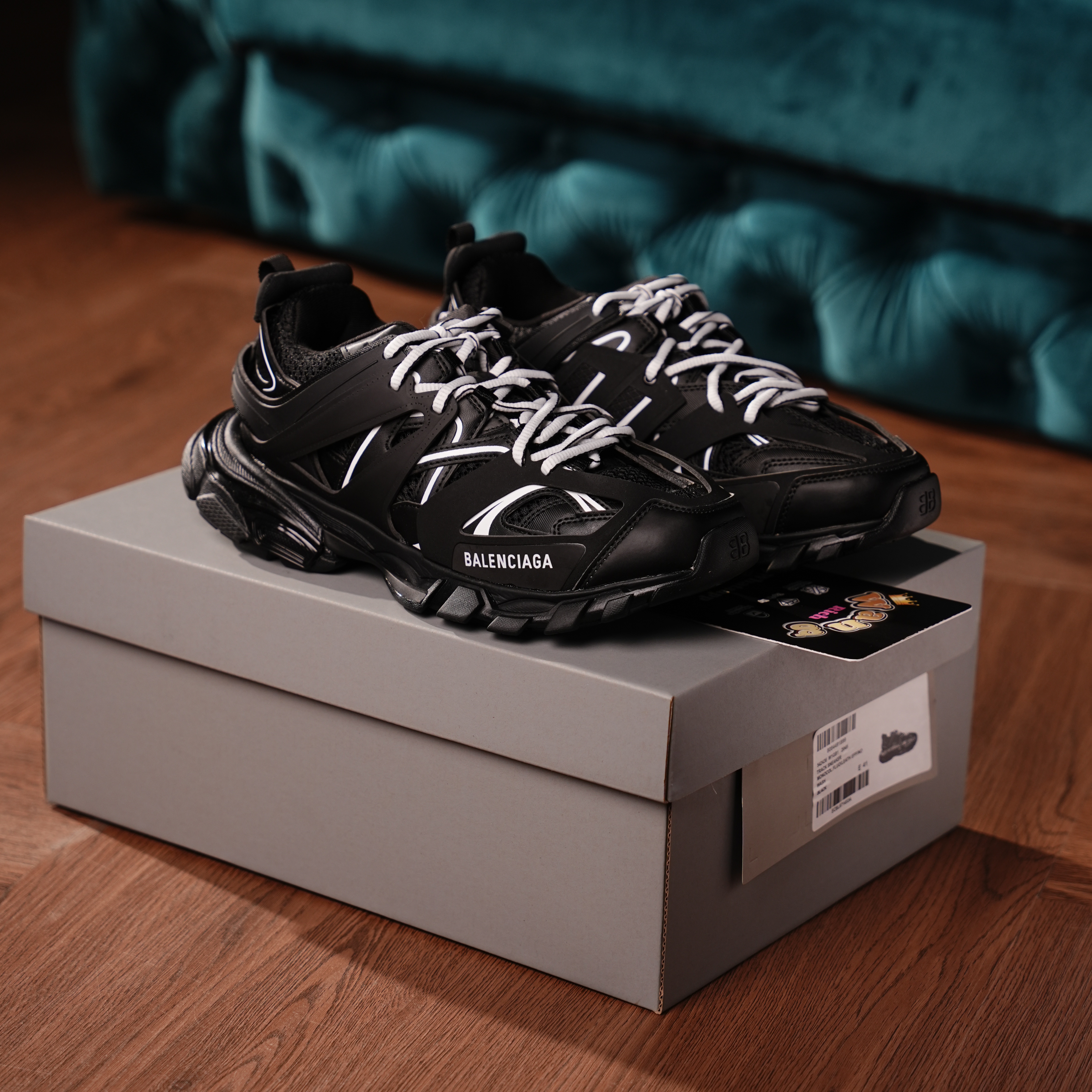 Balenciaga Track Black White