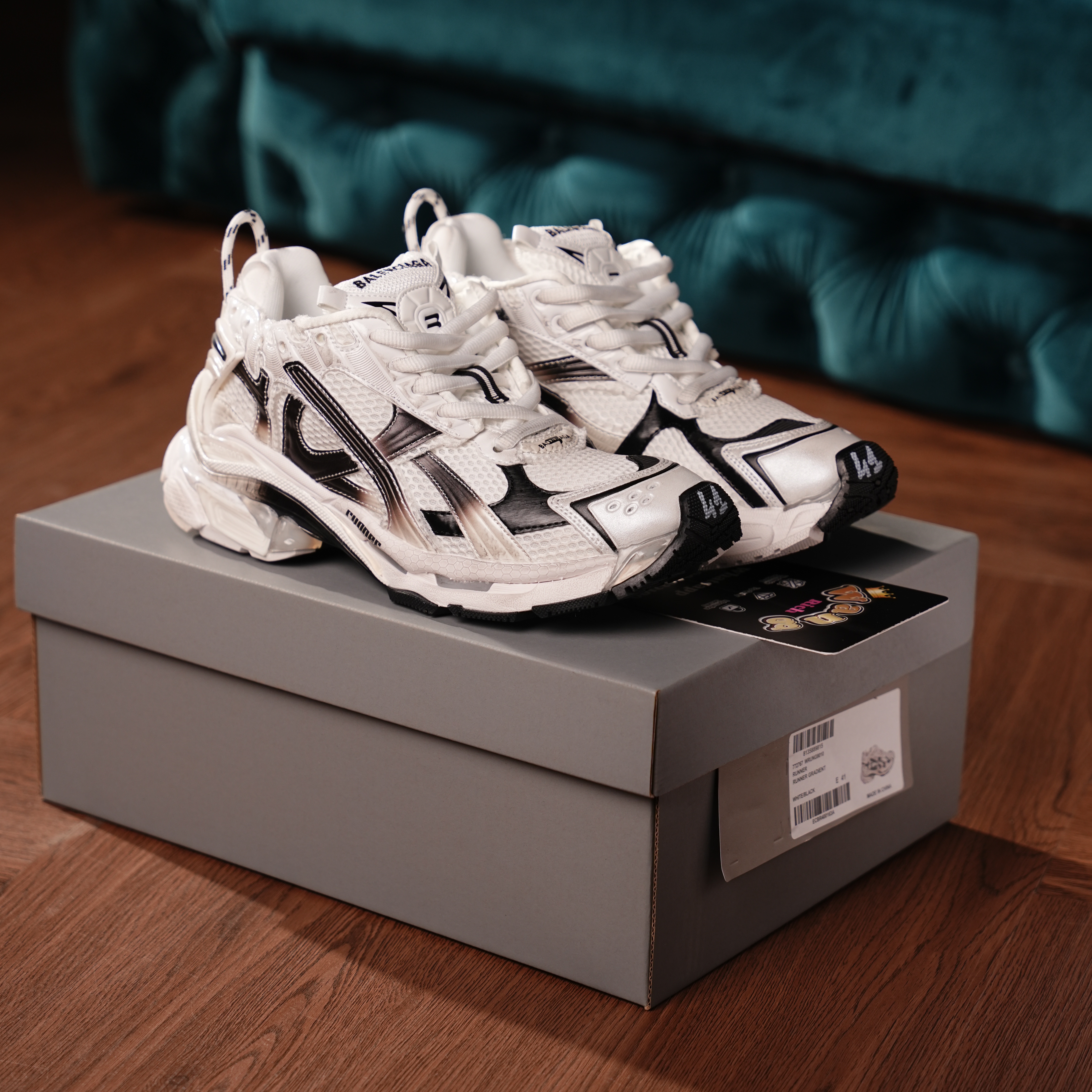 Balenciaga Runner Sneaker 'Gradient - White Black'