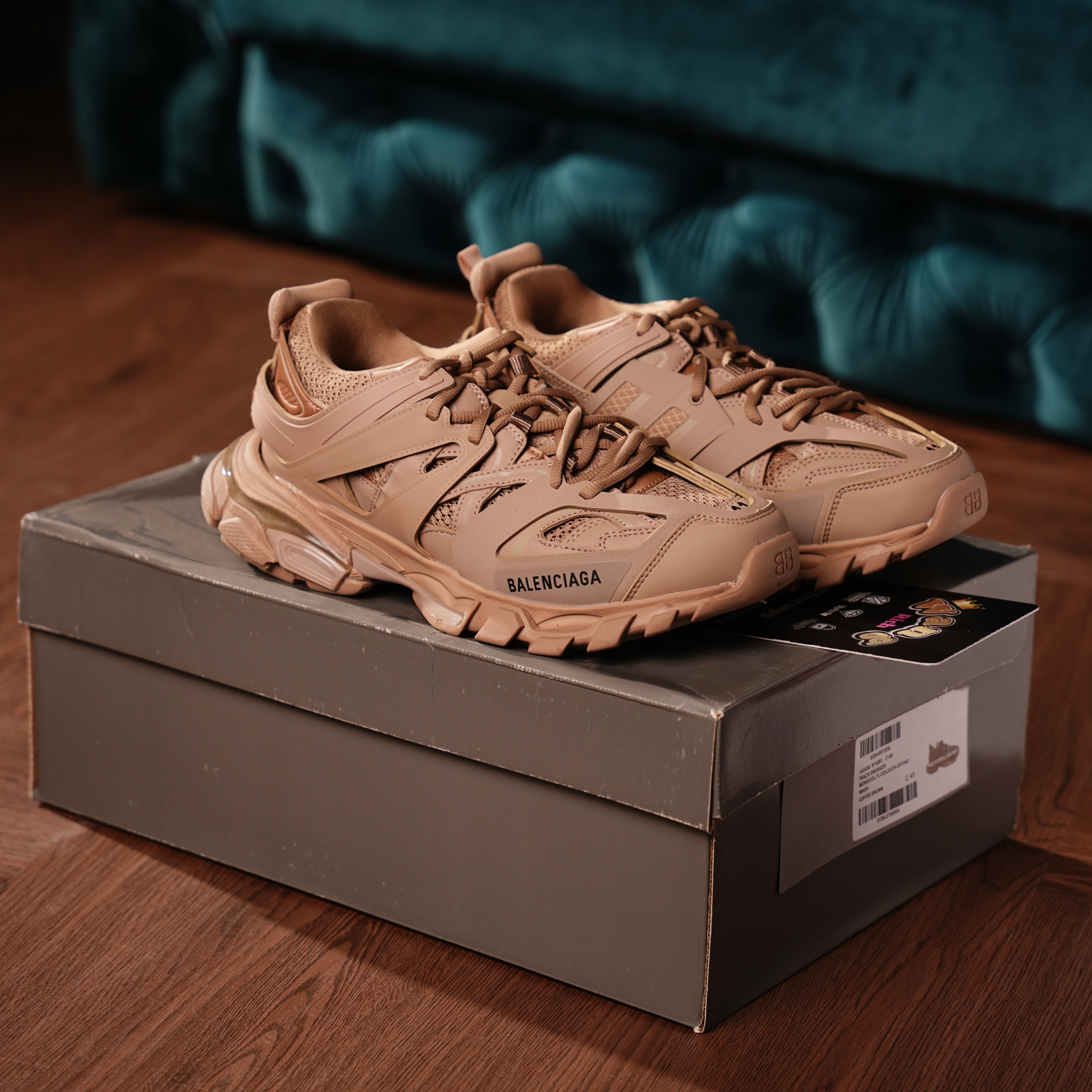 Balenciaga Track Coffee Brown