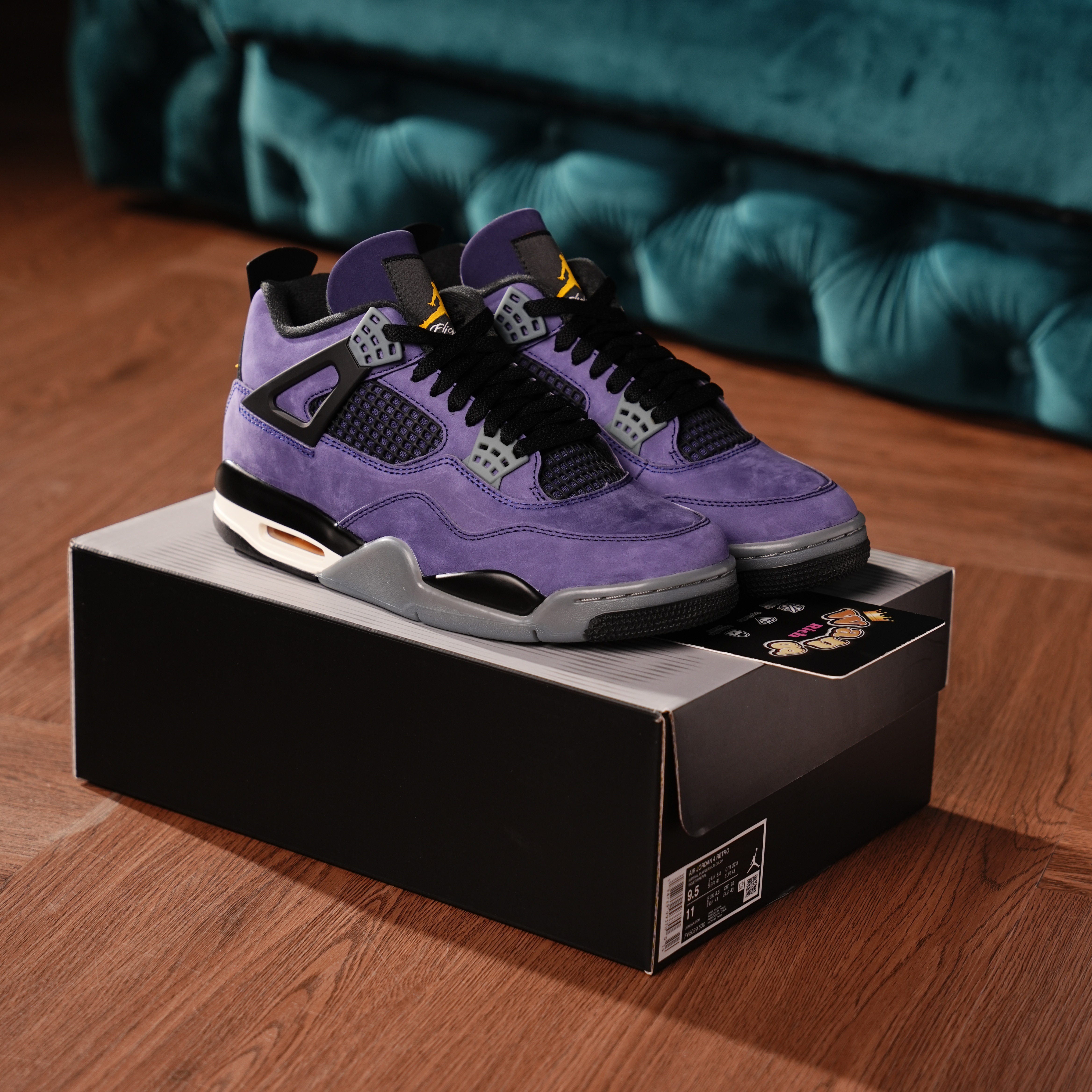 Air Jordan 4 Retro Canyon Purple
