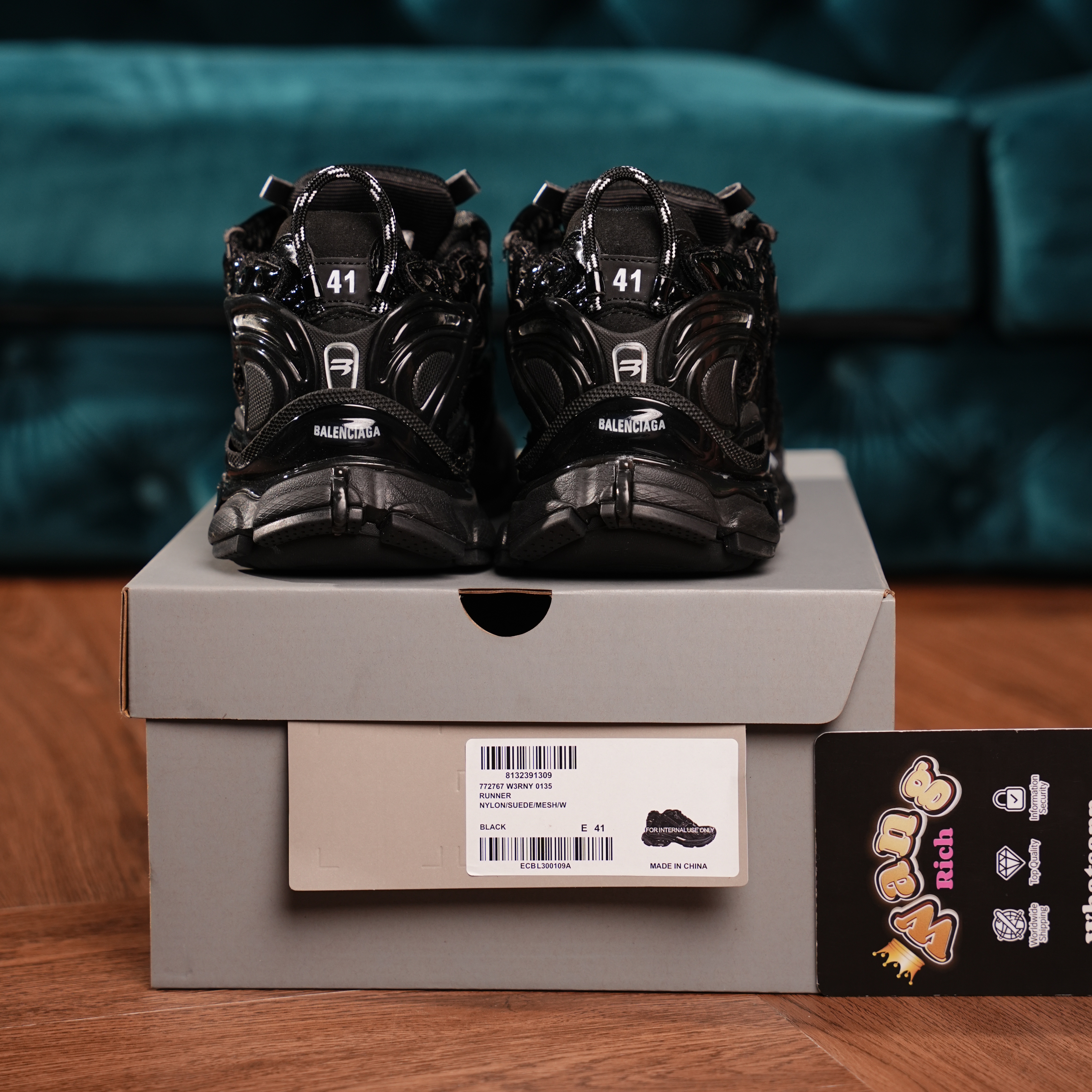 Balenciaga Runner Sneaker All Black
