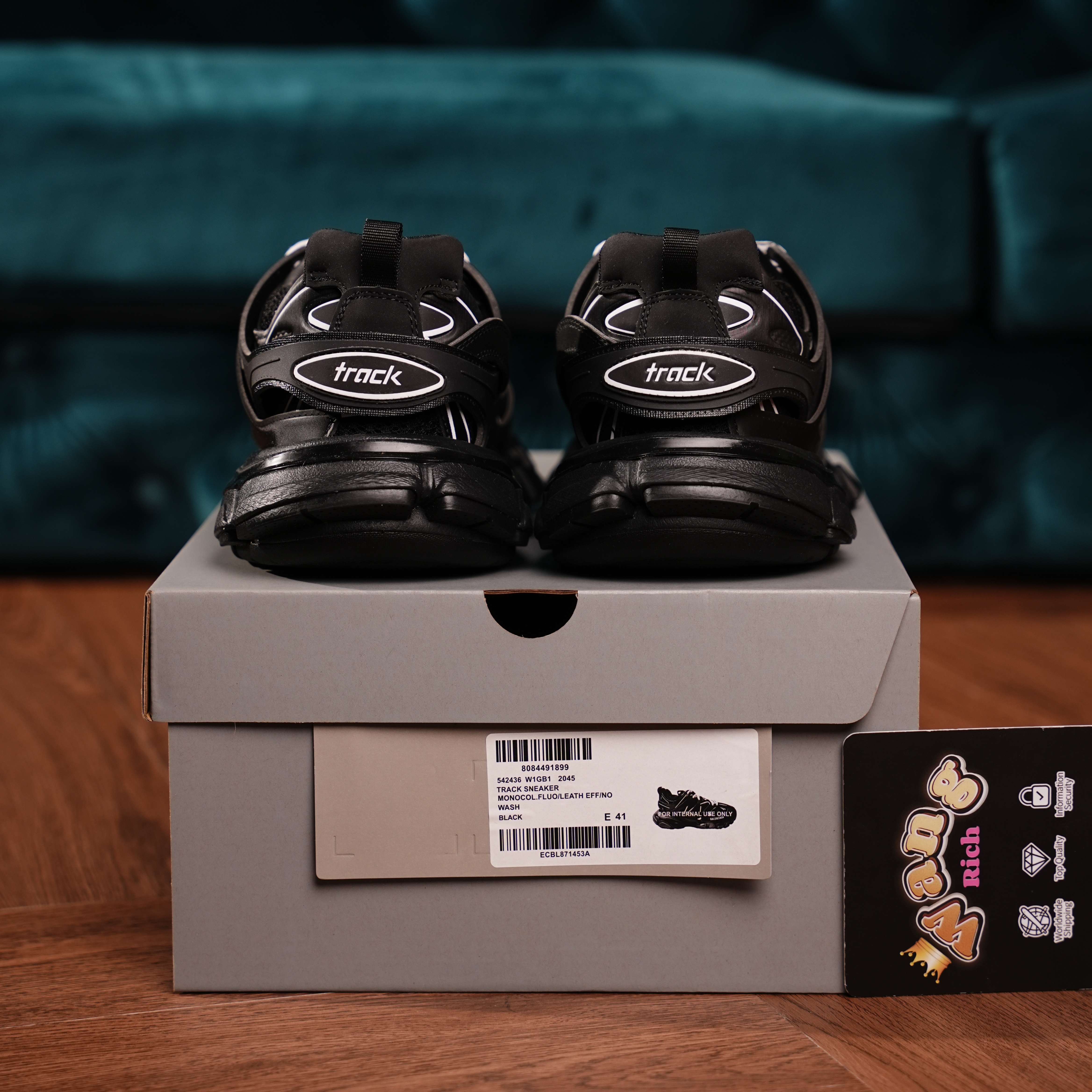 Balenciaga Track Black White