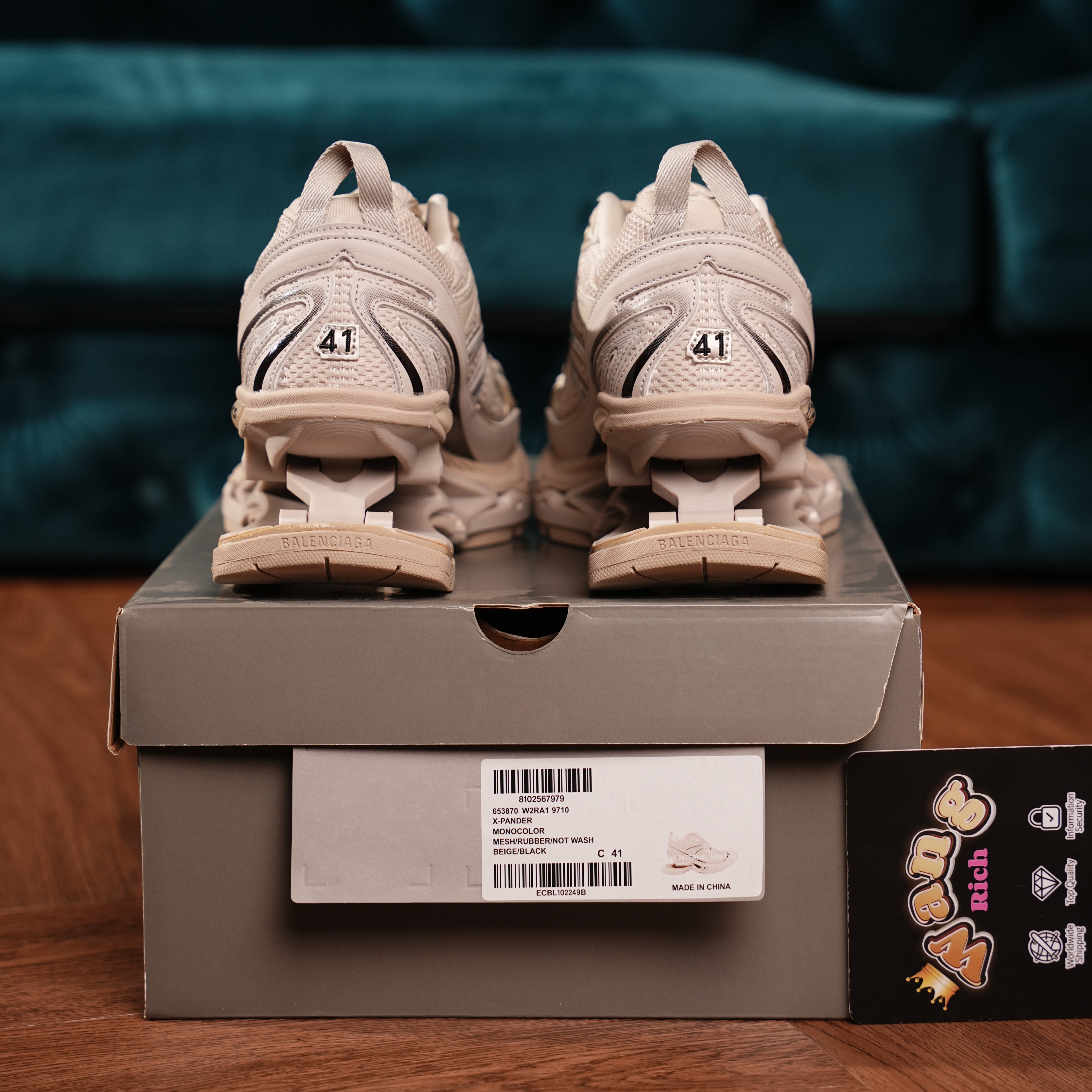Balenciaga X-Pander Beige Black