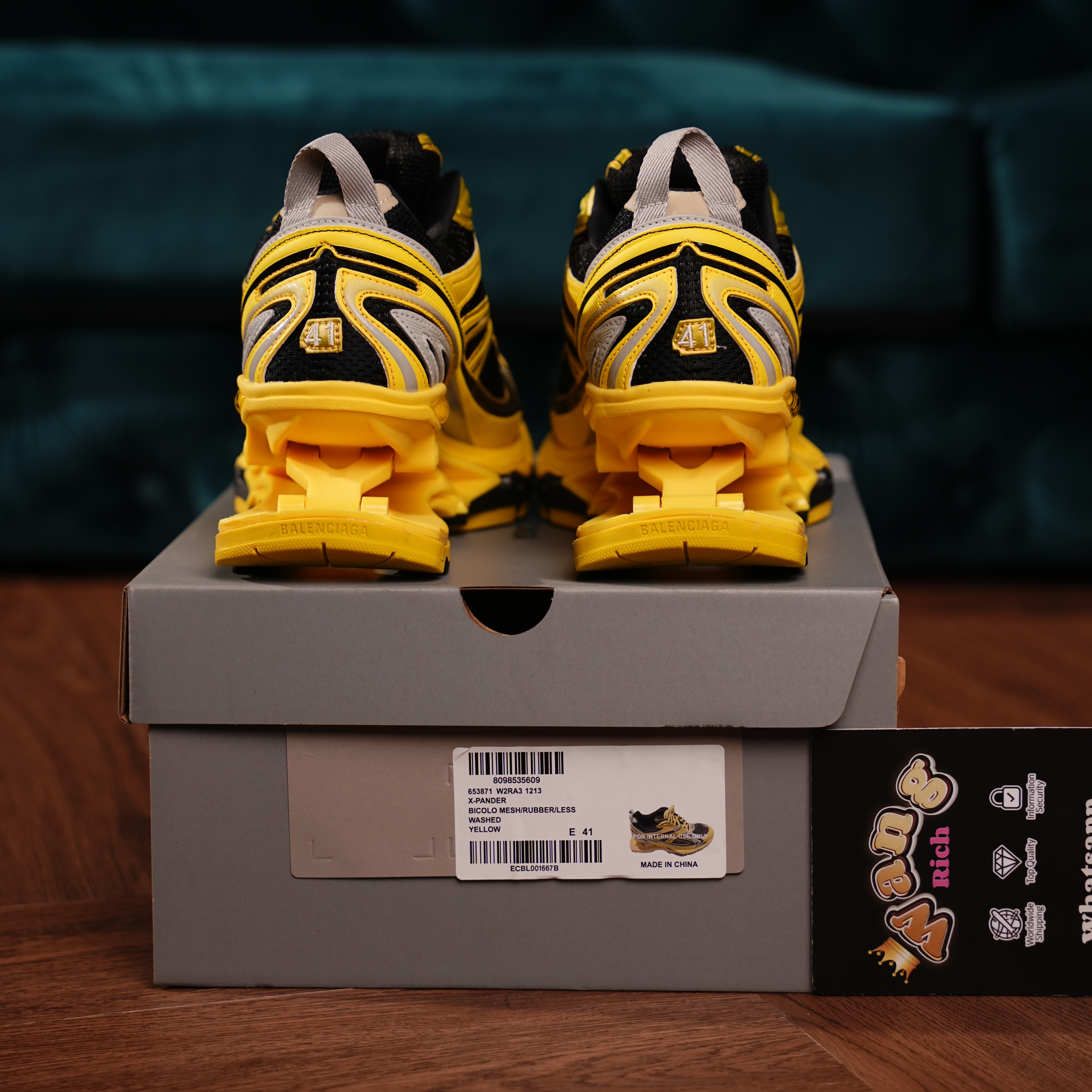 Balenciaga X-Pander Black Yellow