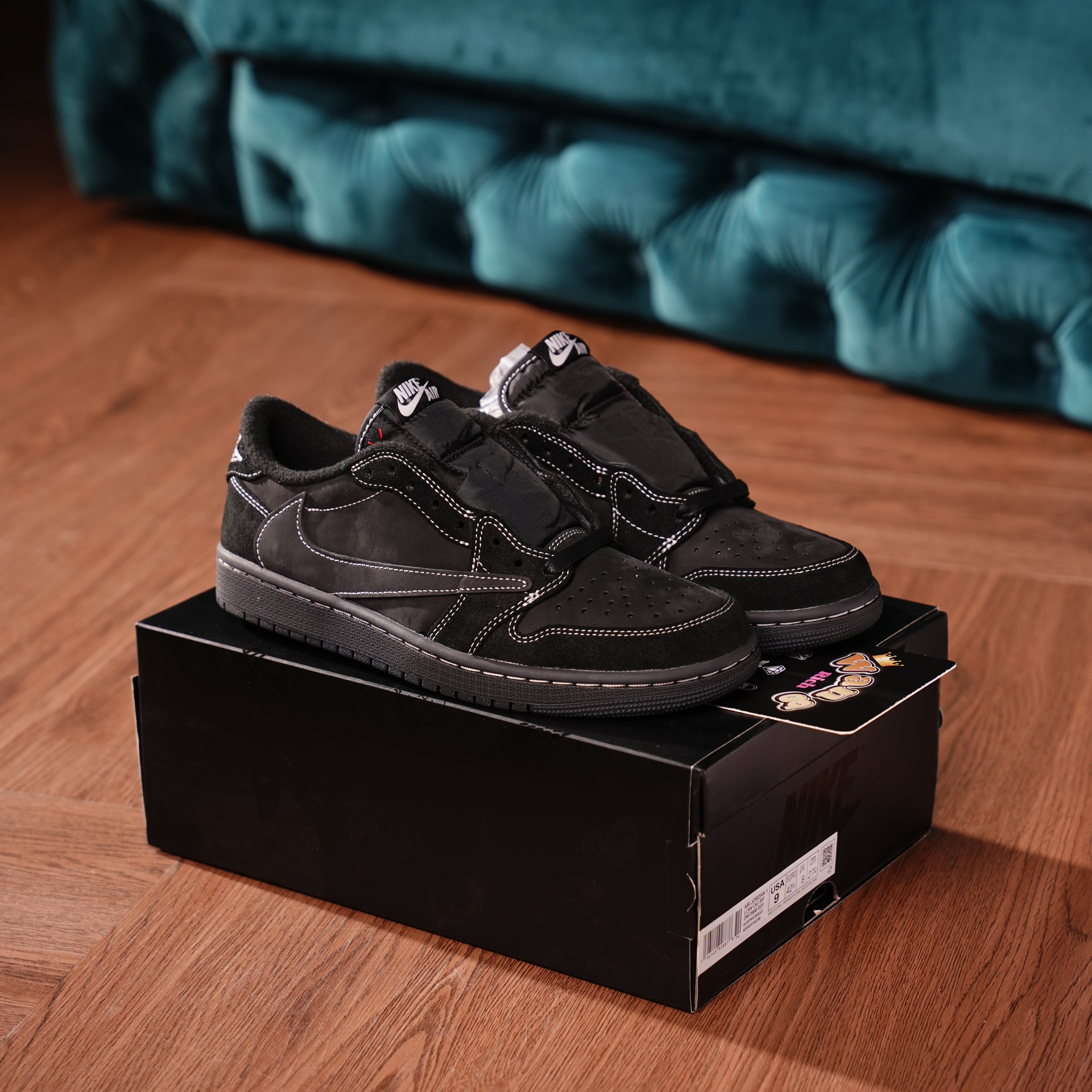 Travis Scott x Air Jordan 1 Low OG SP Black Phantom