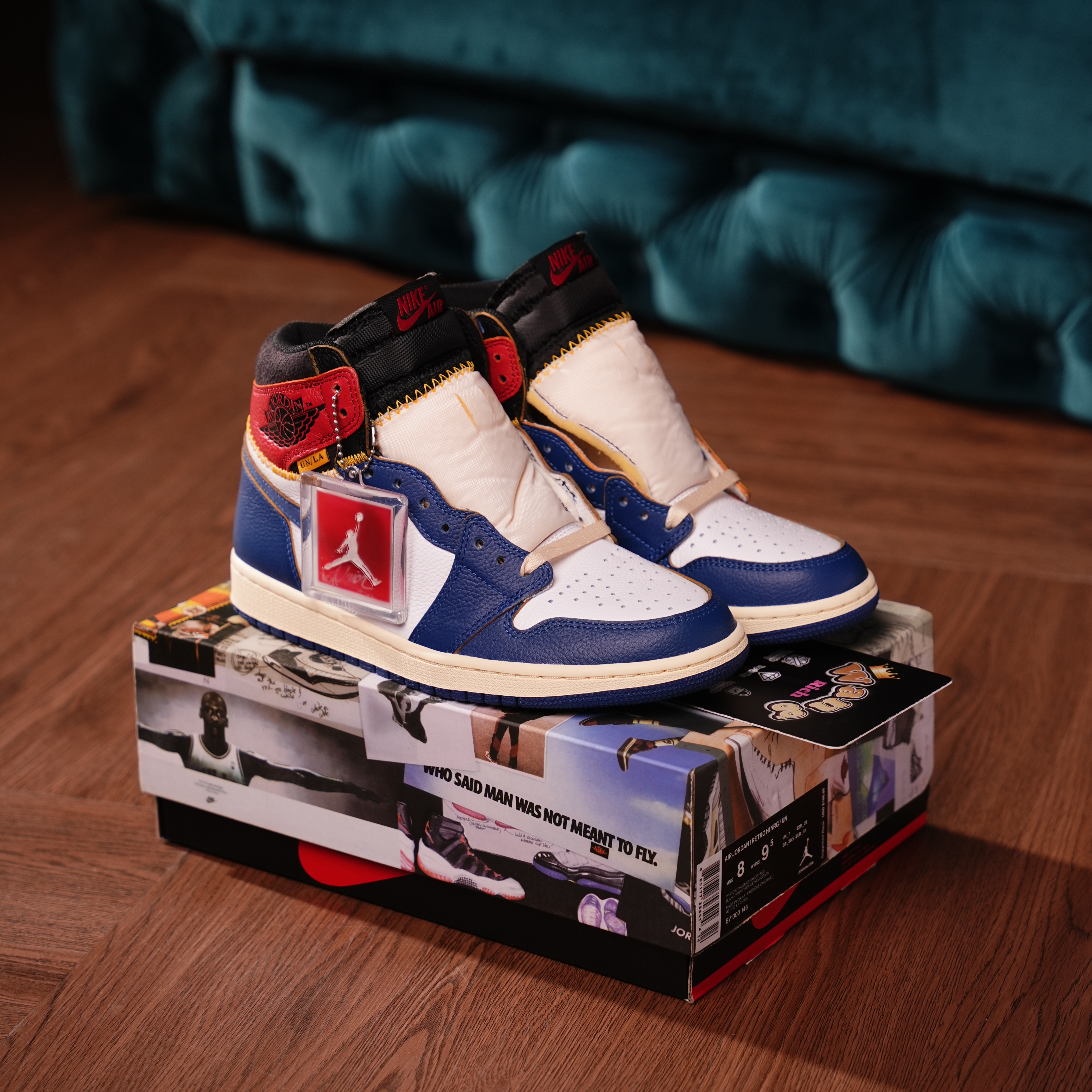 Air Jordan 1 Retro High Union Los Angeles Blue Toe