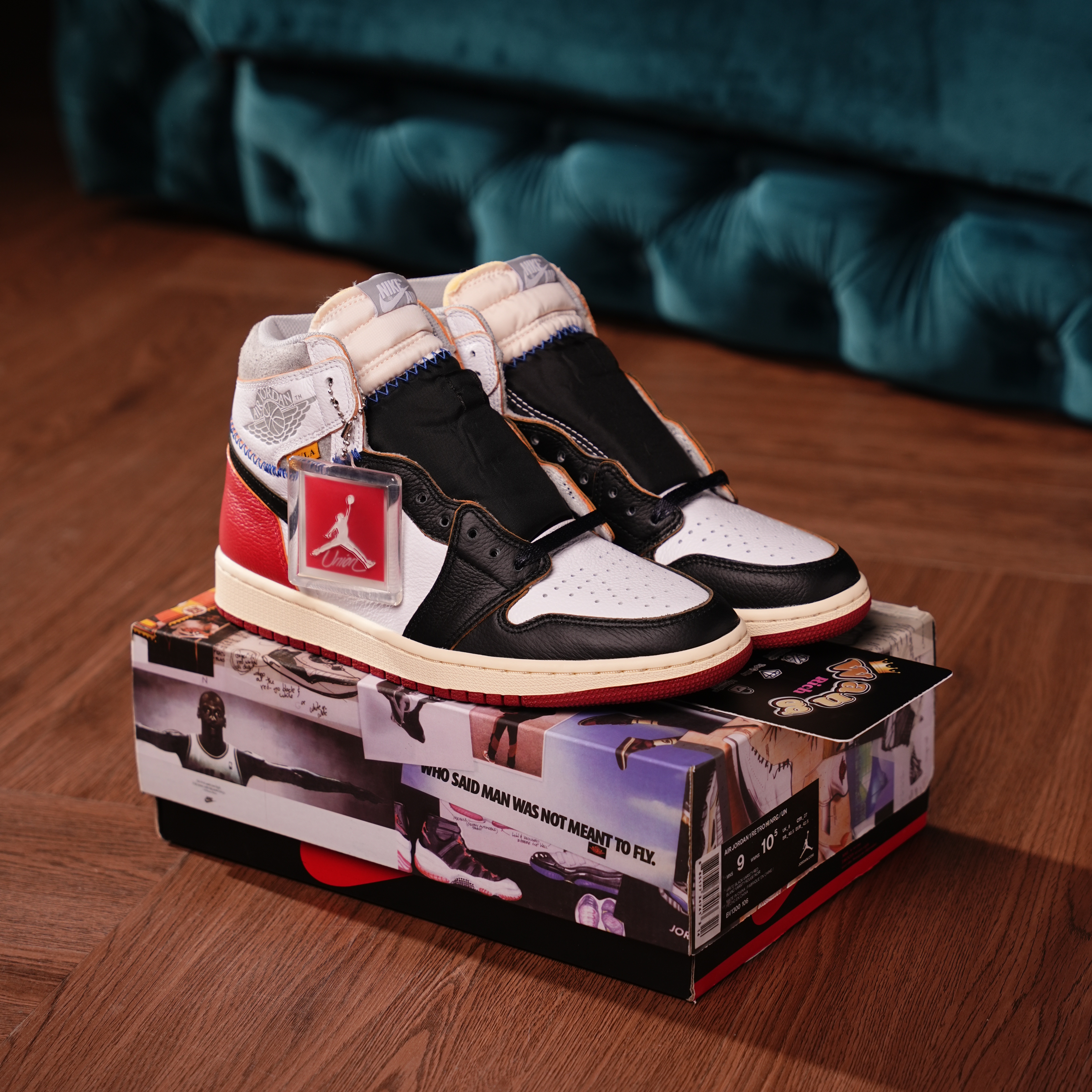 Air Jordan 1 Retro High Union Los Angeles Black Toe