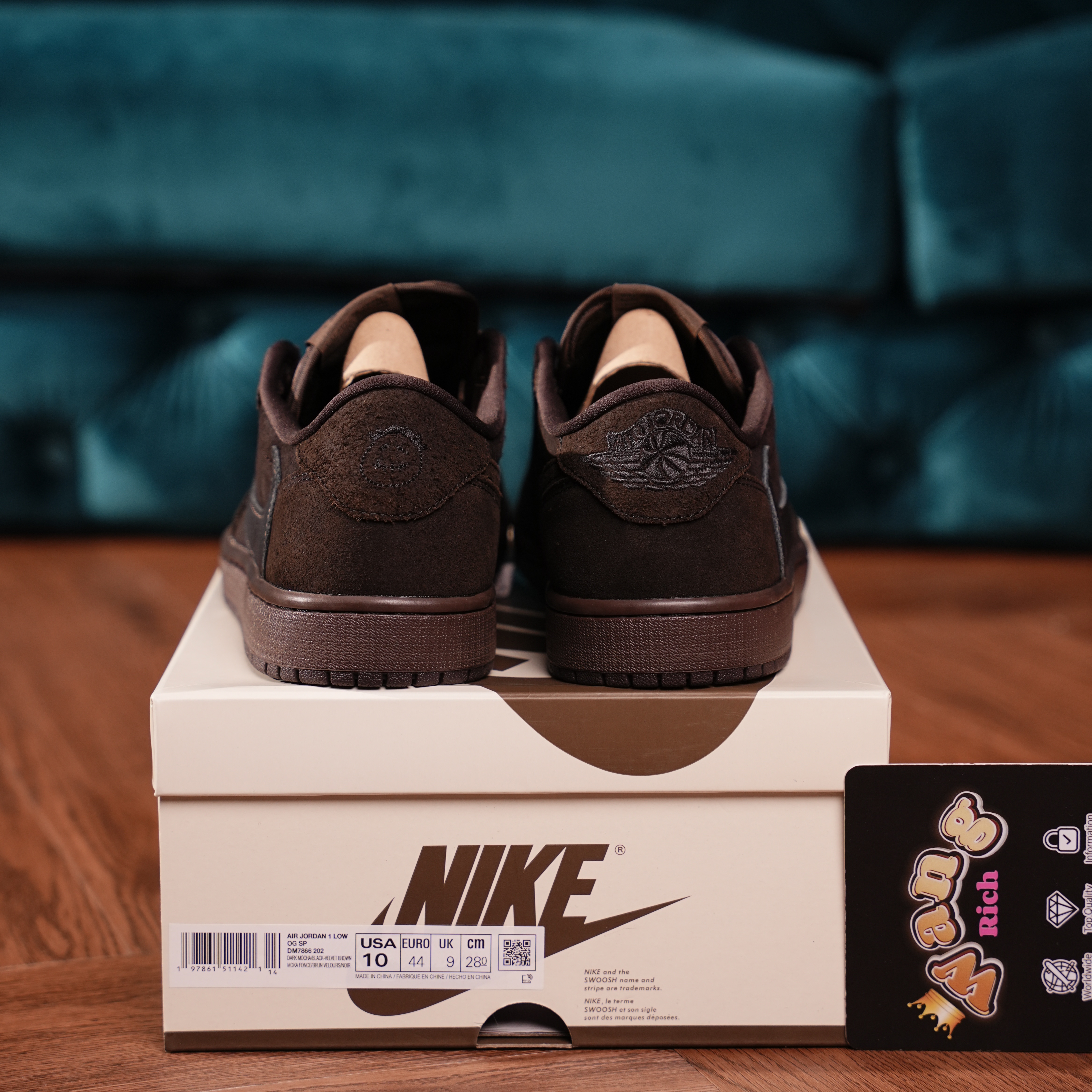 Travis Scott x Air Jordan 1 Low OG SP 'Velvet Brown'