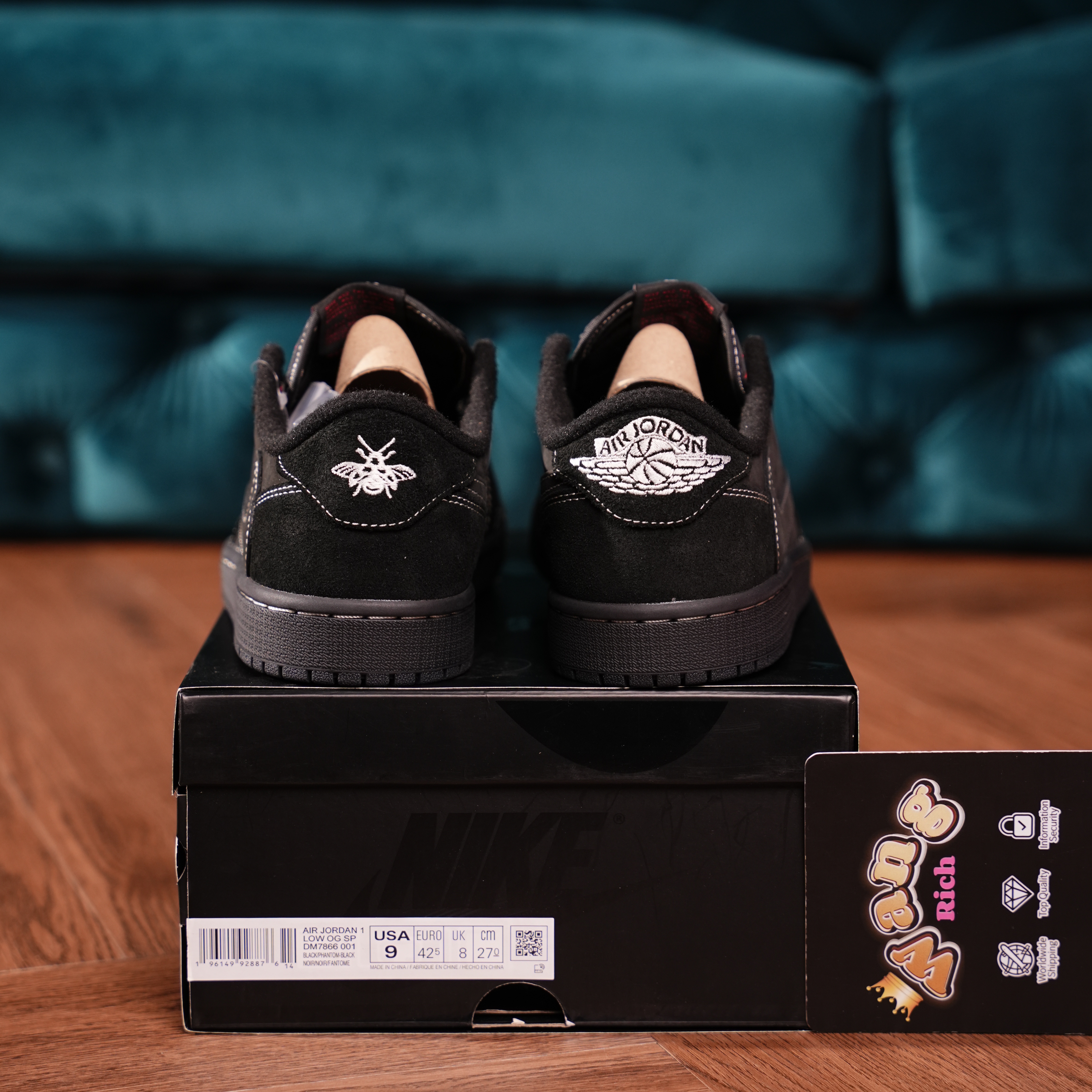 Travis Scott x Air Jordan 1 Low OG SP Black Phantom