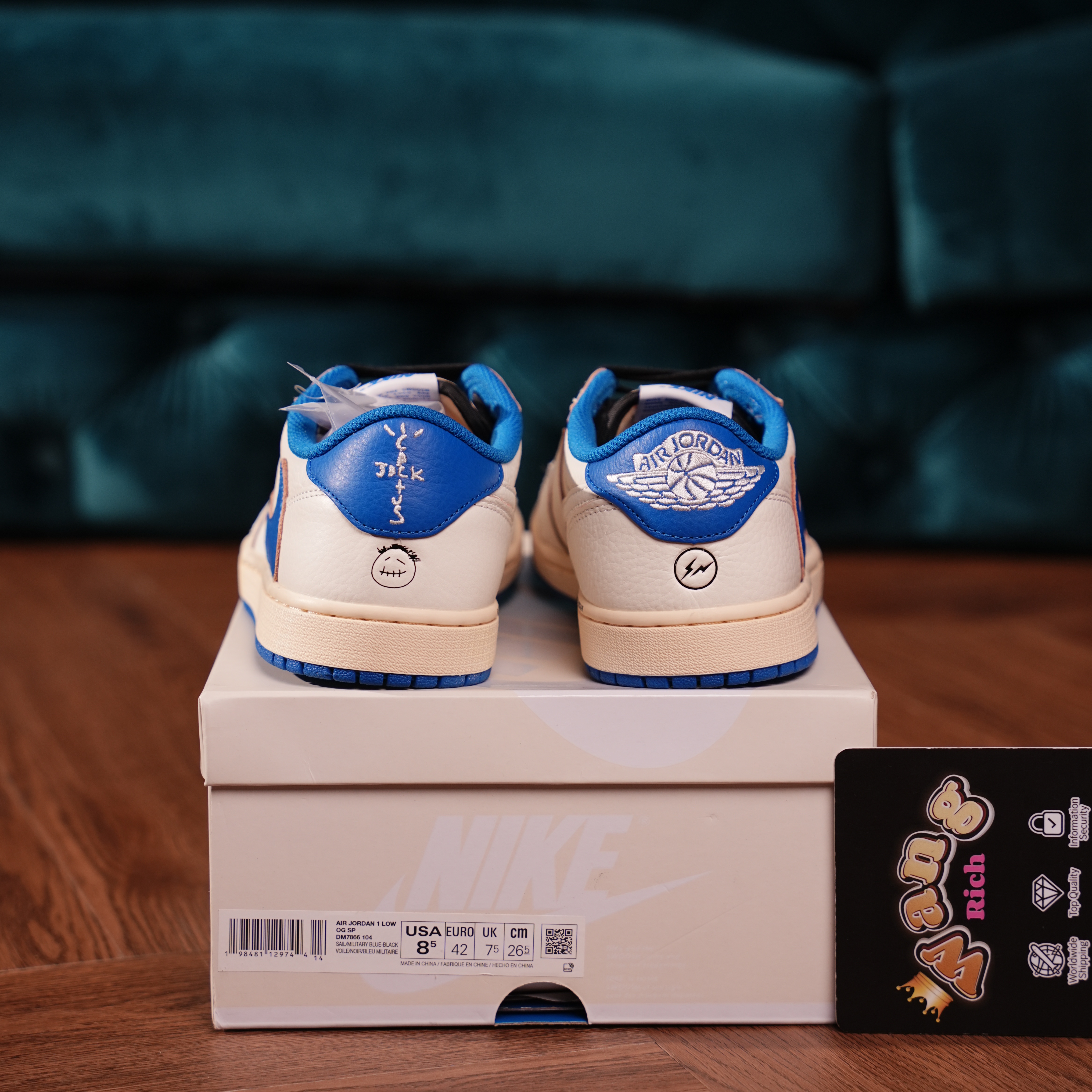 Fragment Design x Travis Scott x Air Jordan 1 Retro Low