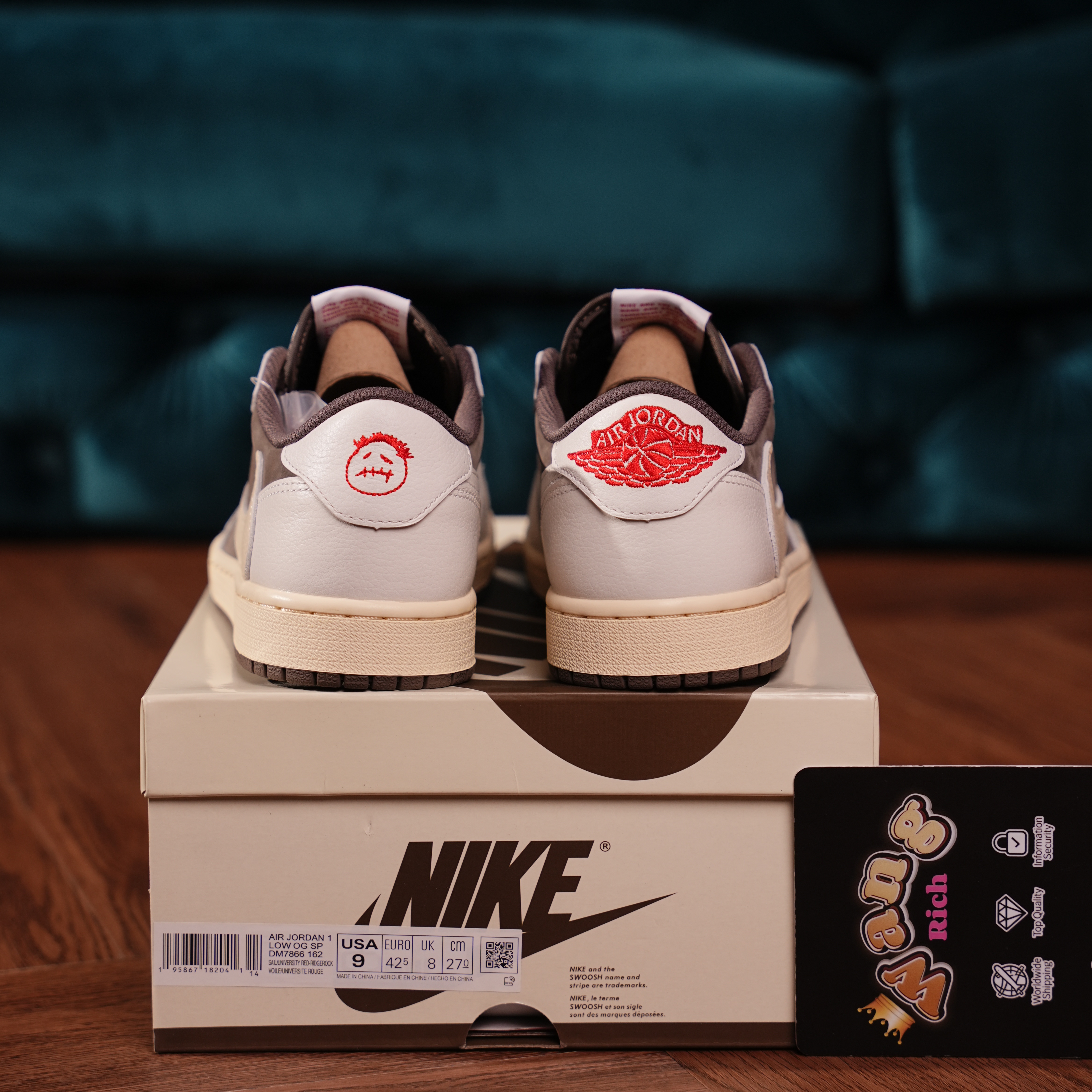 Travis Scott x Air Jordan 1 Low Reverse Mocha