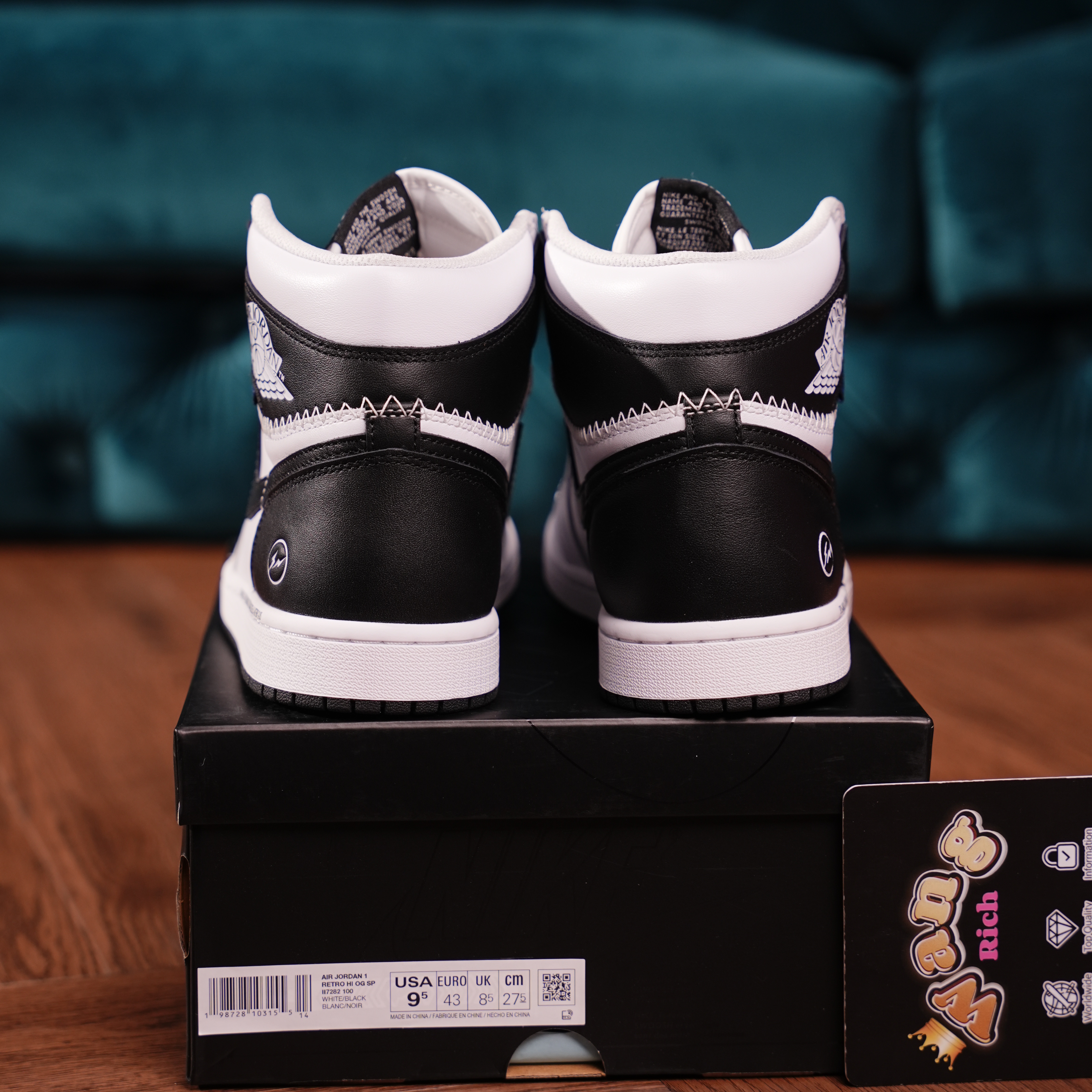 Union LA x Air Jordan 1 Retro Lightning UN Black And White
