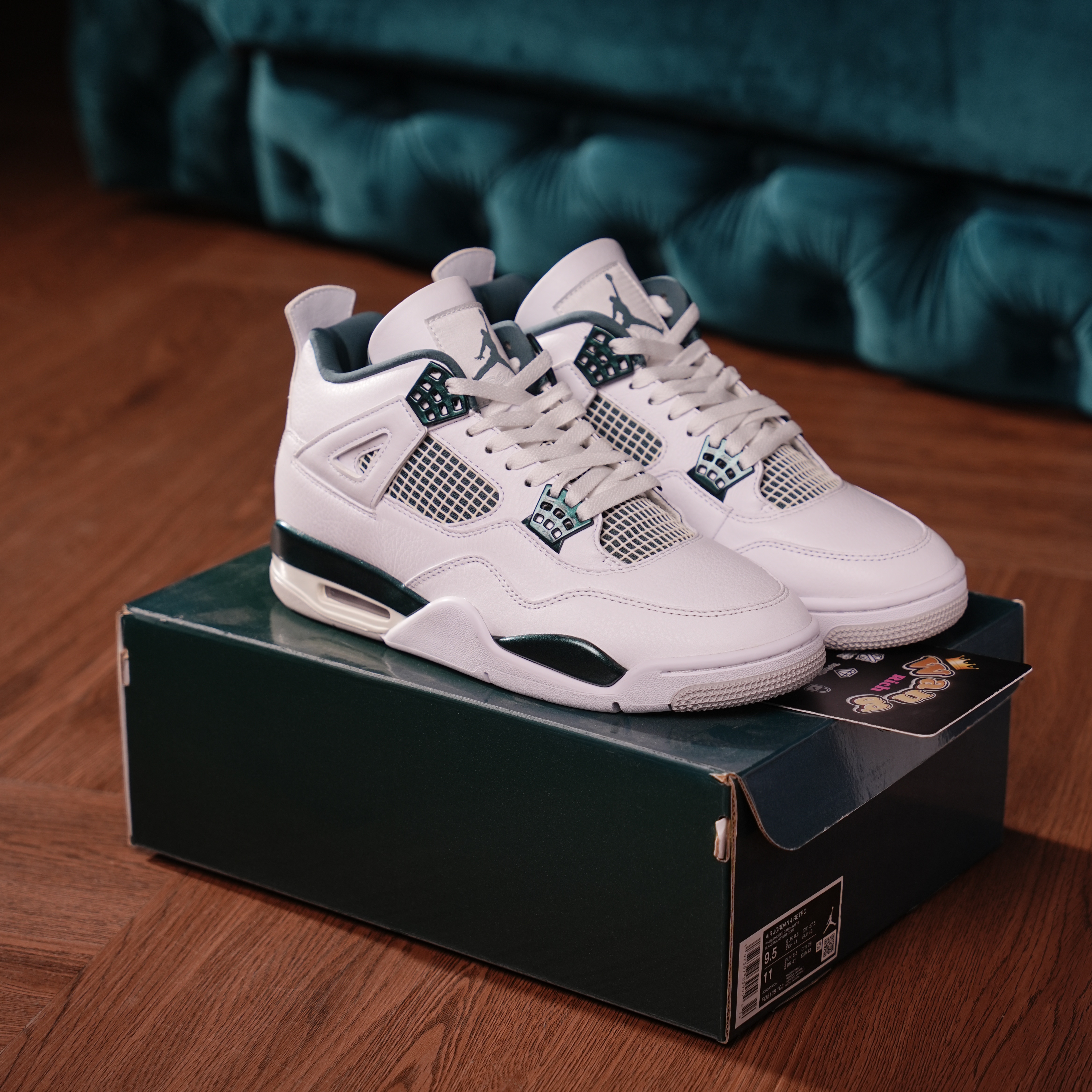 Air Jordan 4 Retro Oxidized Green