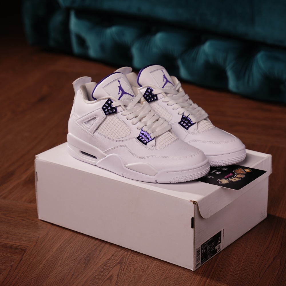 Air Jordan 4 Retro Metallic Purple