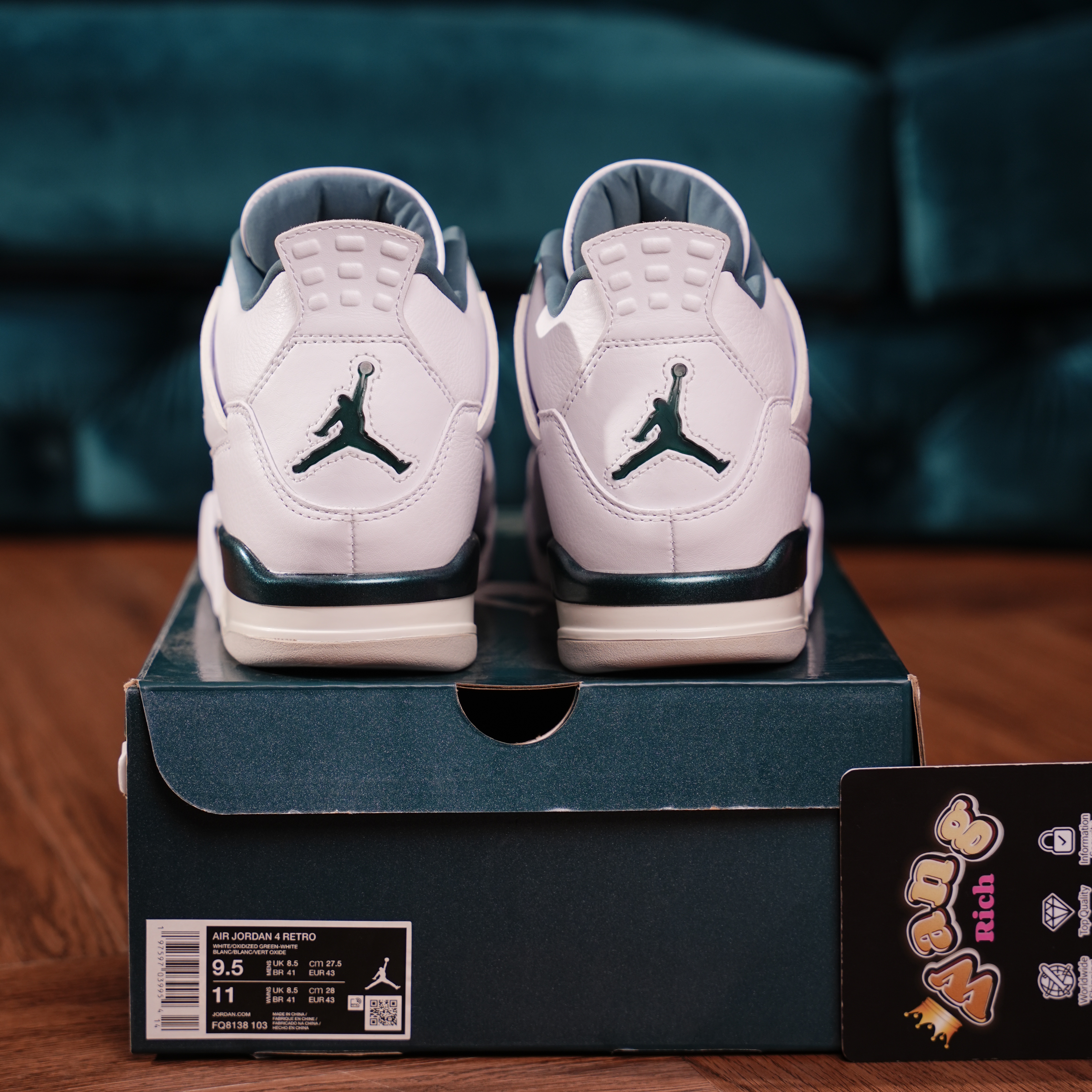 Air Jordan 4 Retro Oxidized Green