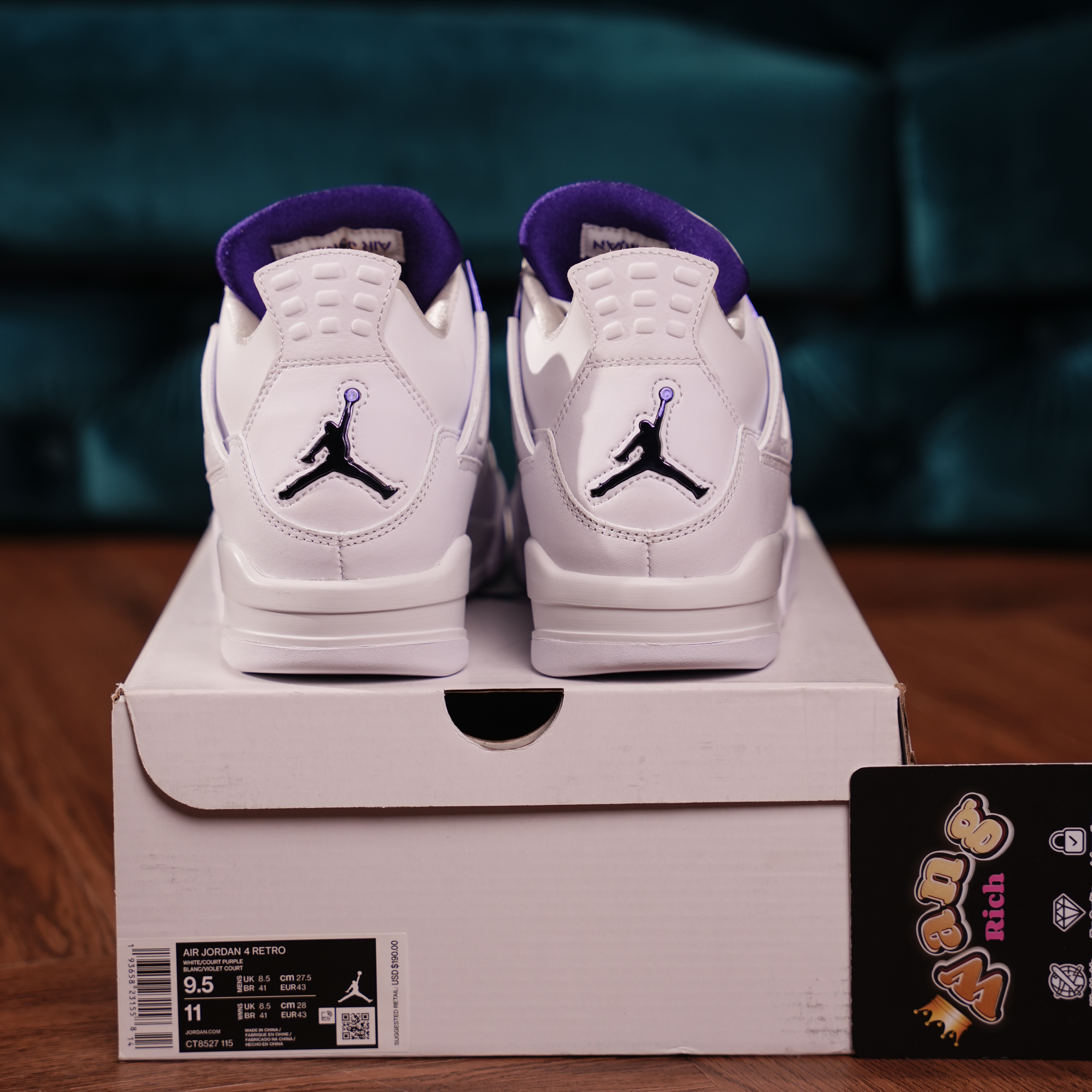 Air Jordan 4 Retro Metallic Purple