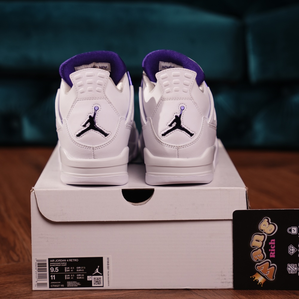 Air Jordan 4 Retro Metallic Purple