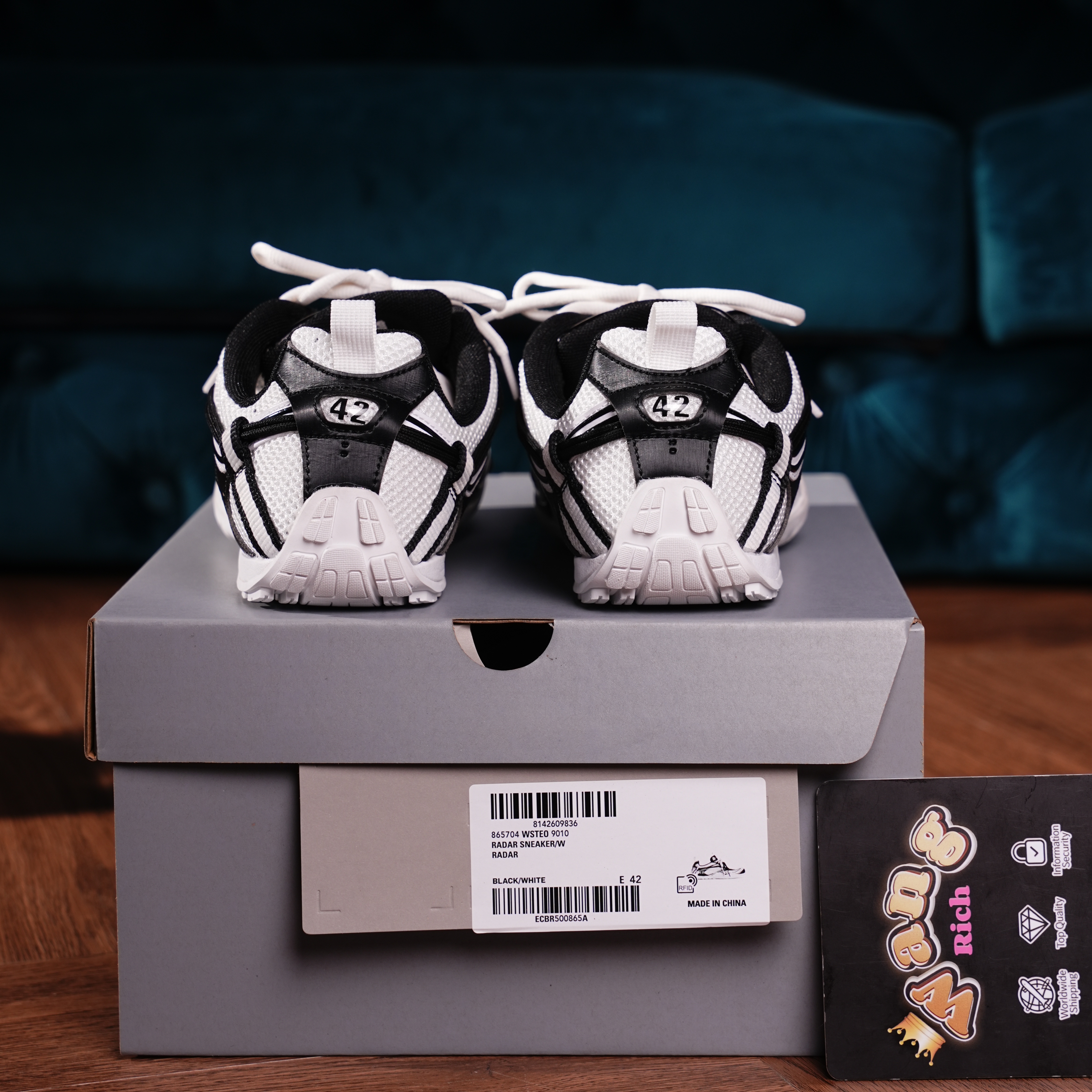 Balenciaga Radar Black White