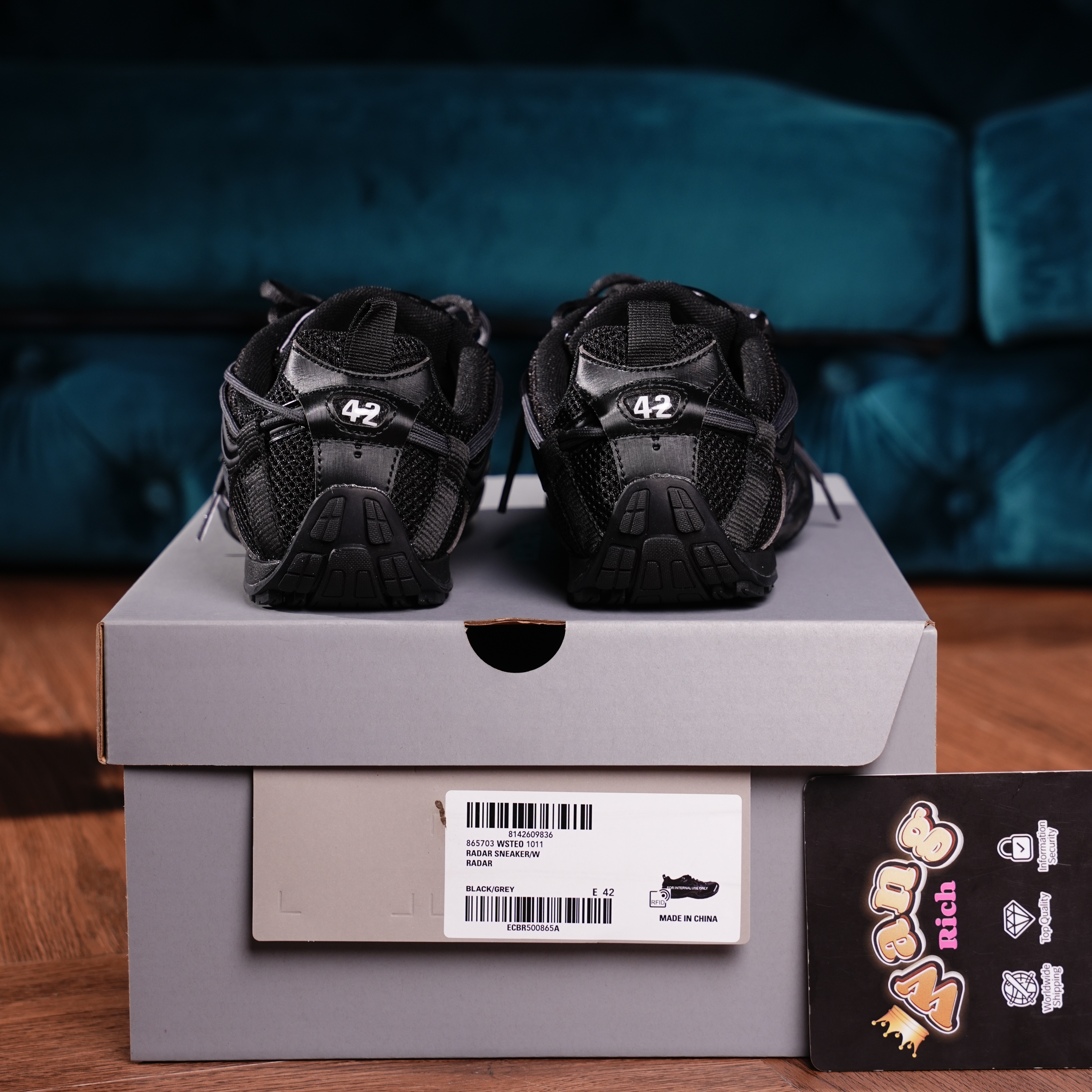 Balenciaga Radar Grey Black