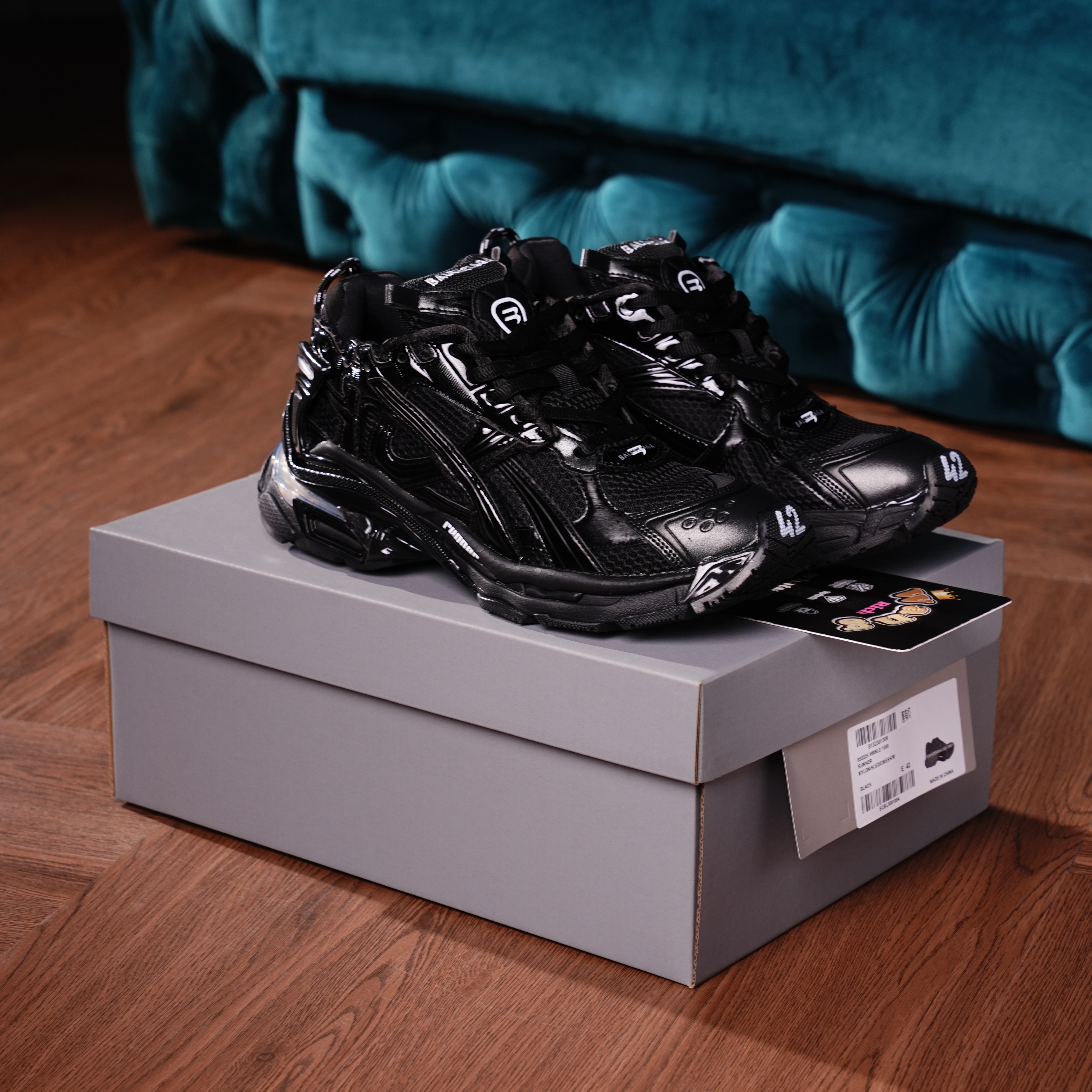 Balenciaga Runner Black LED