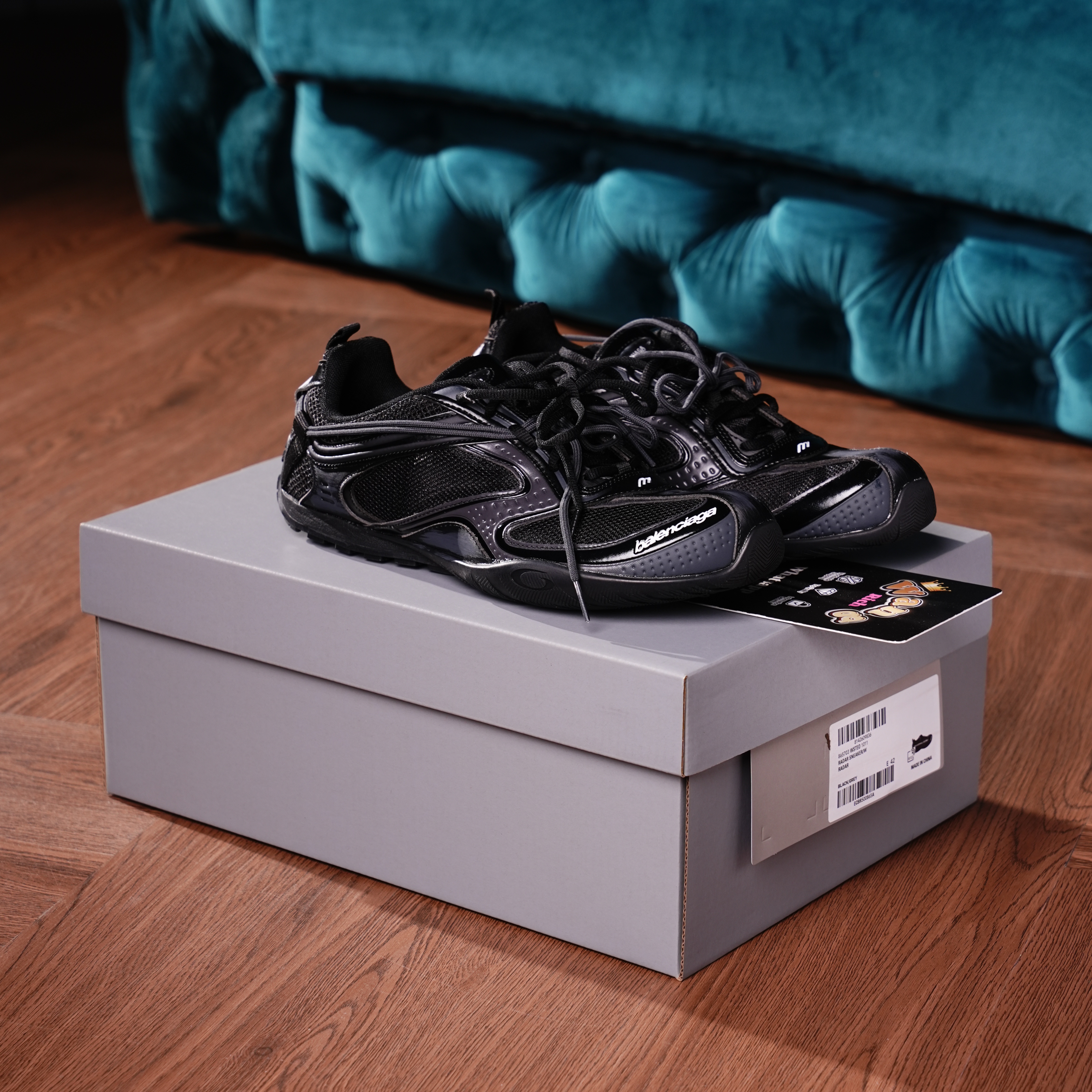 Balenciaga Radar Grey Black