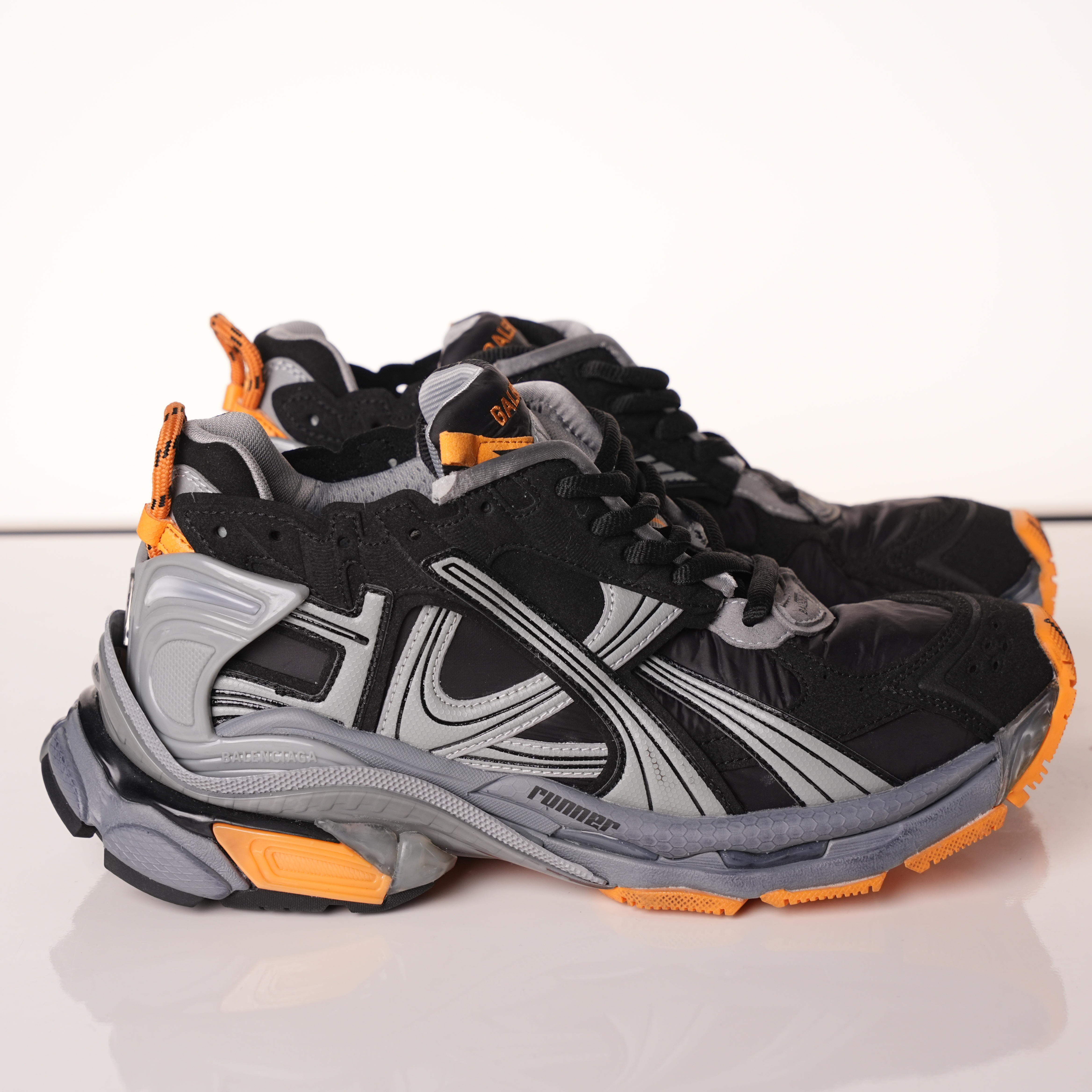 Balenciaga Runner Sneaker 'Black Fluo Orange'