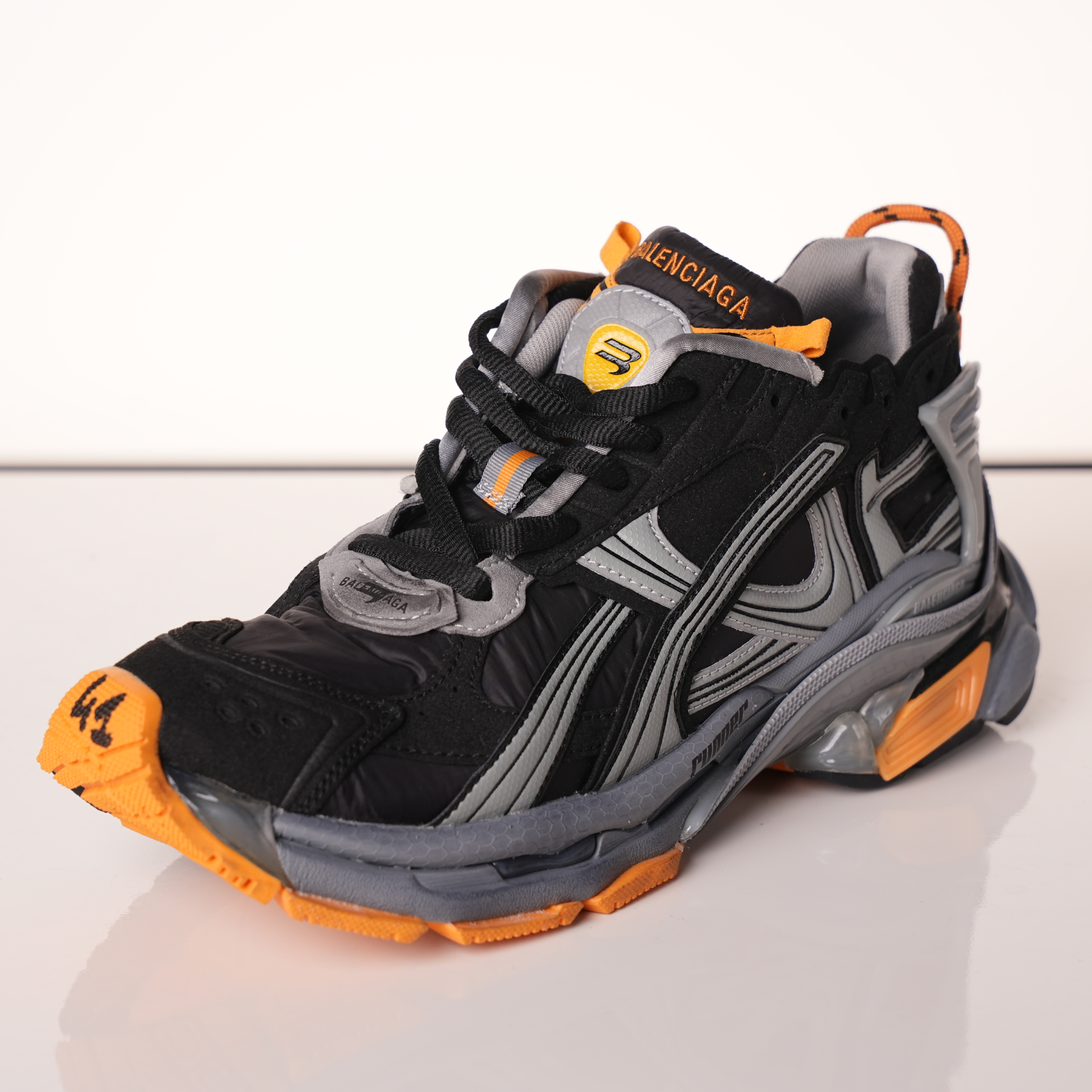 Balenciaga Runner Sneaker 'Black Fluo Orange'