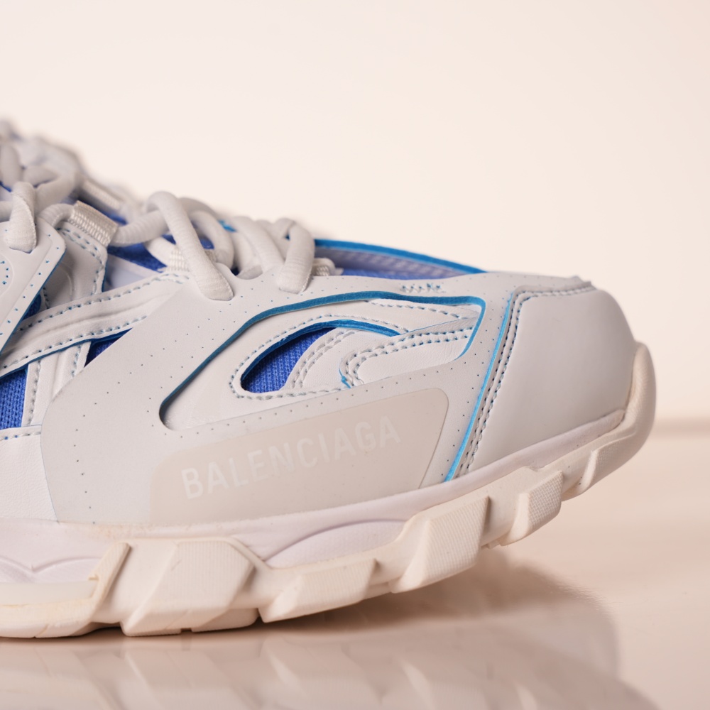 Balenciaga Track Sock White Blue