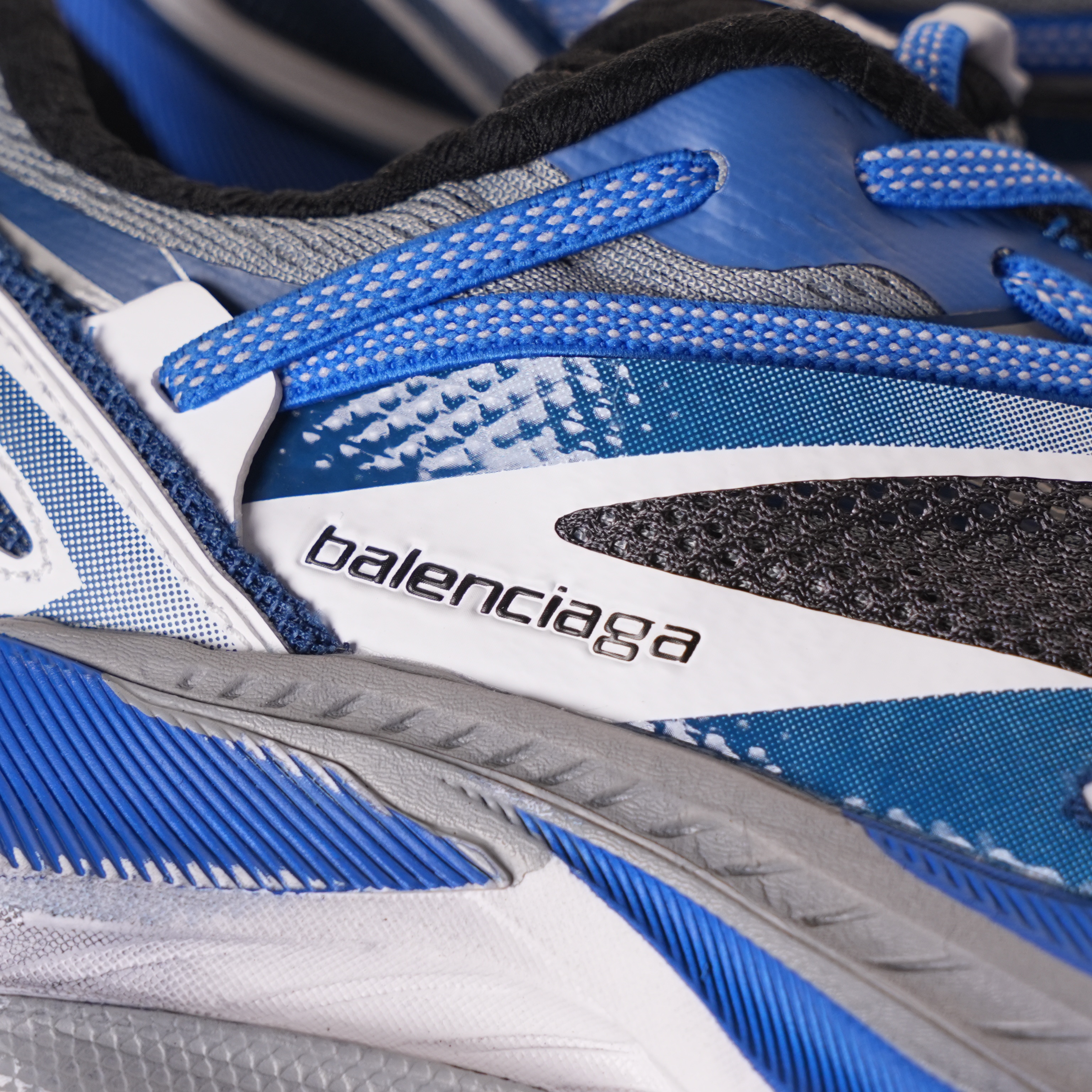 Balenciaga Jet Black Blue White