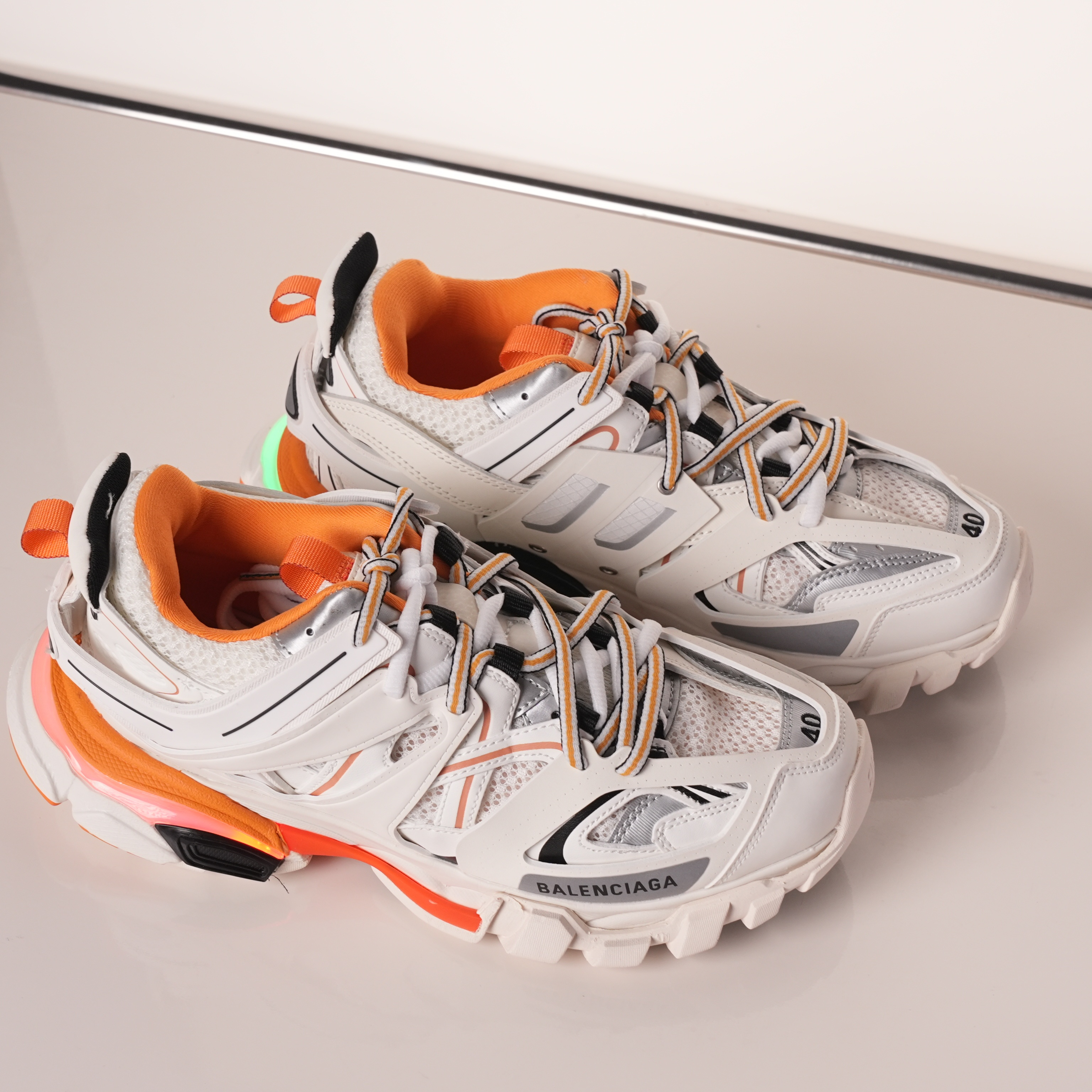Balenciaga Track White Orange(LED)