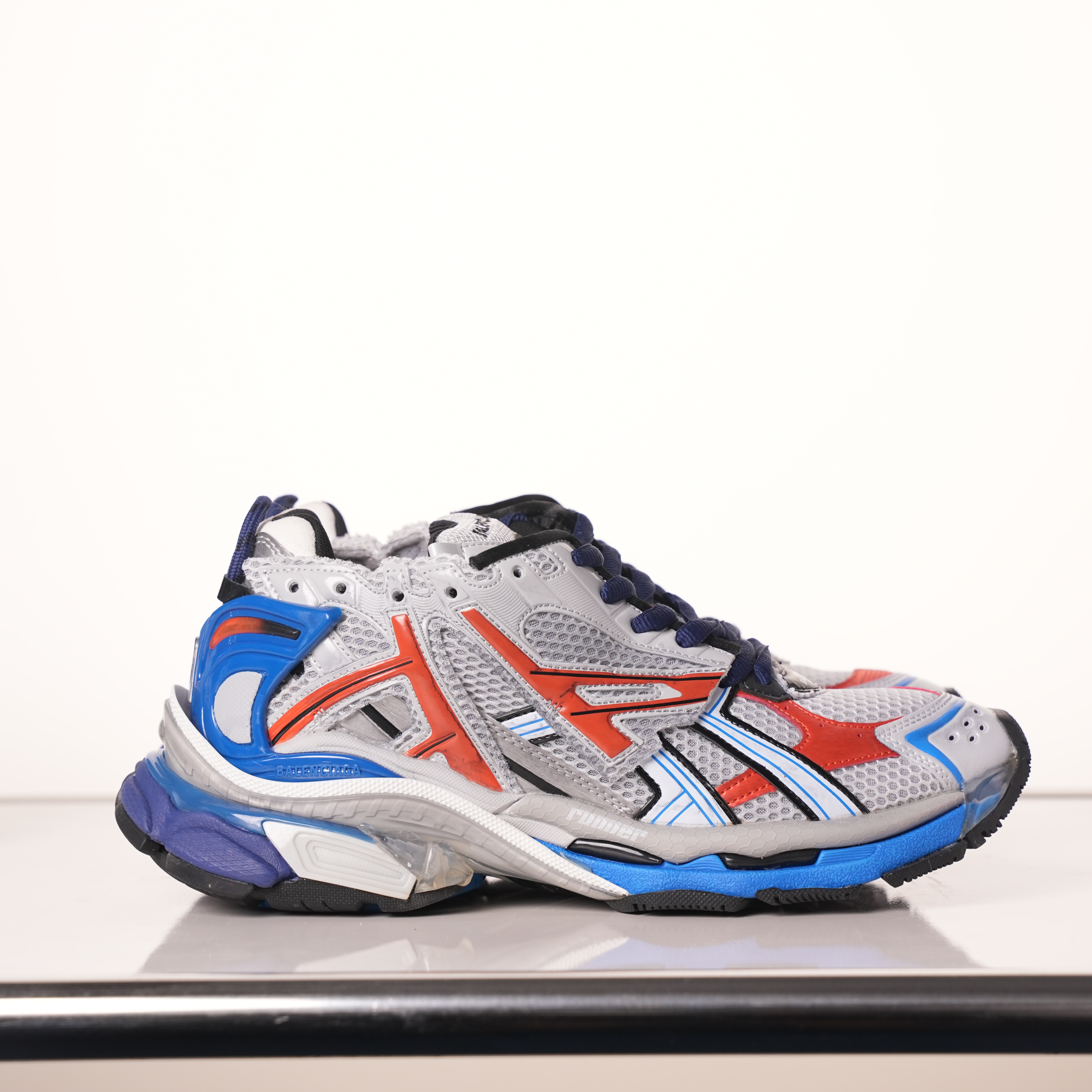 Balenciaga Runner White Blue Orange