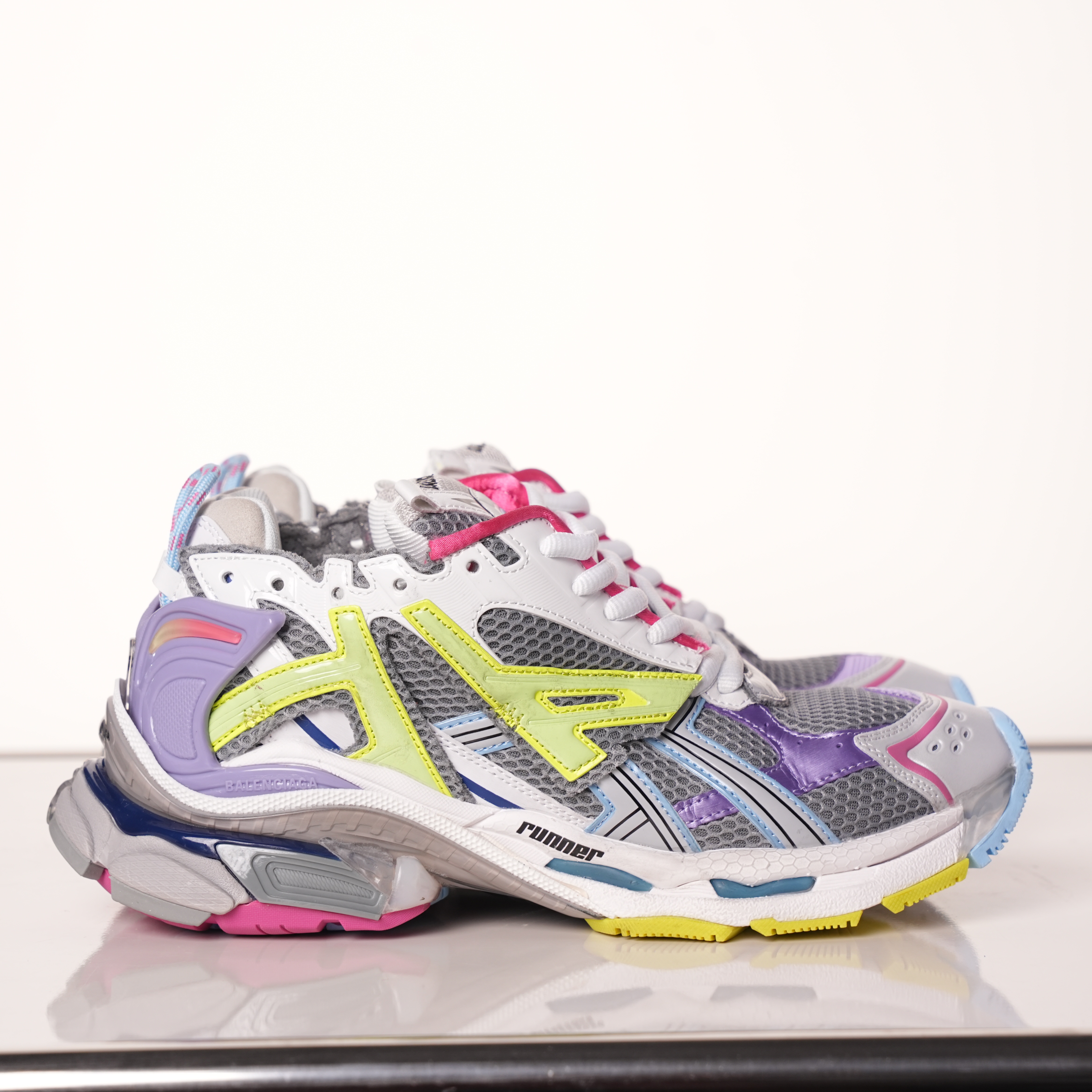 Balenciaga Runner White Yellow Purple