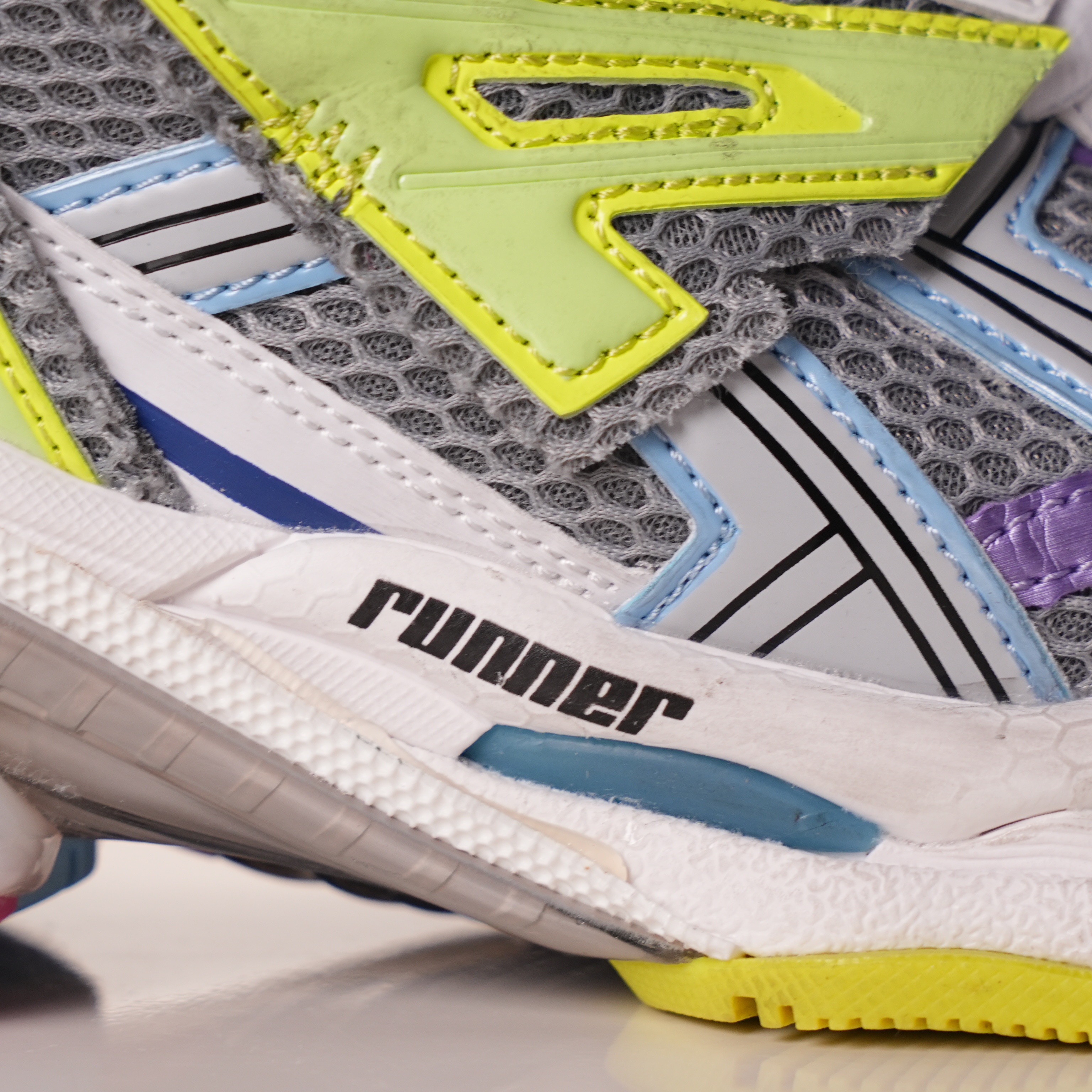 Balenciaga Runner White Yellow Purple