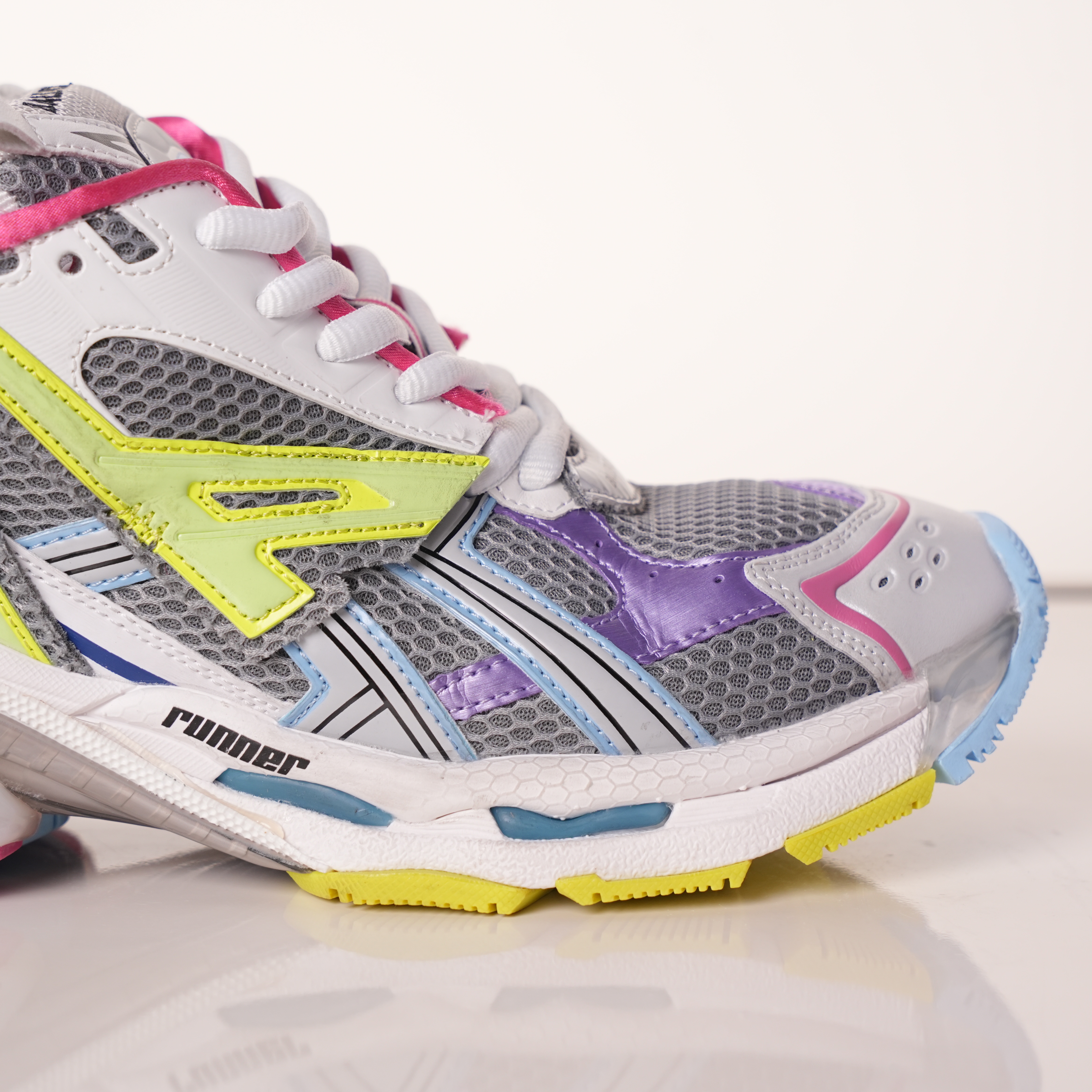 Balenciaga Runner White Yellow Purple