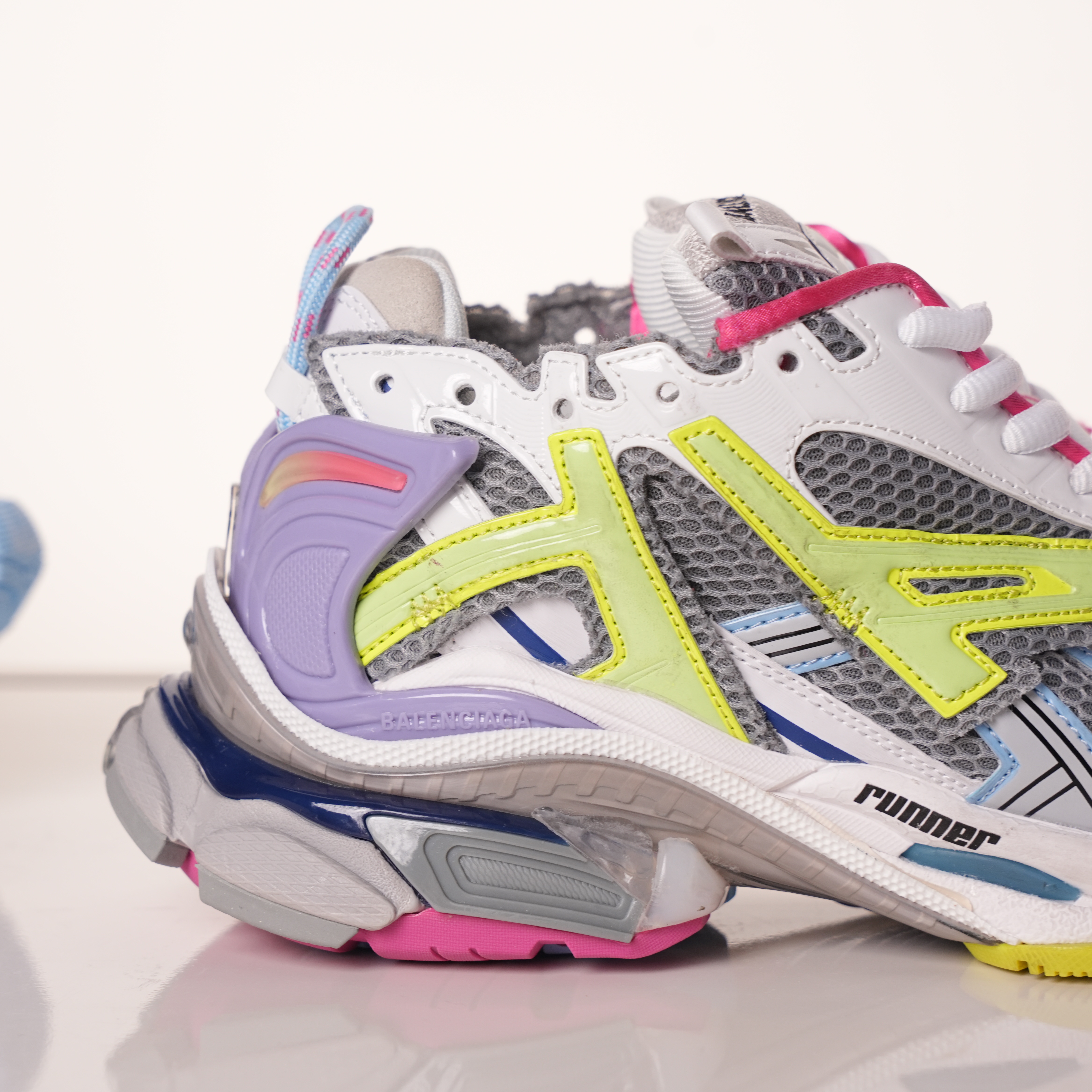 Balenciaga Runner White Yellow Purple