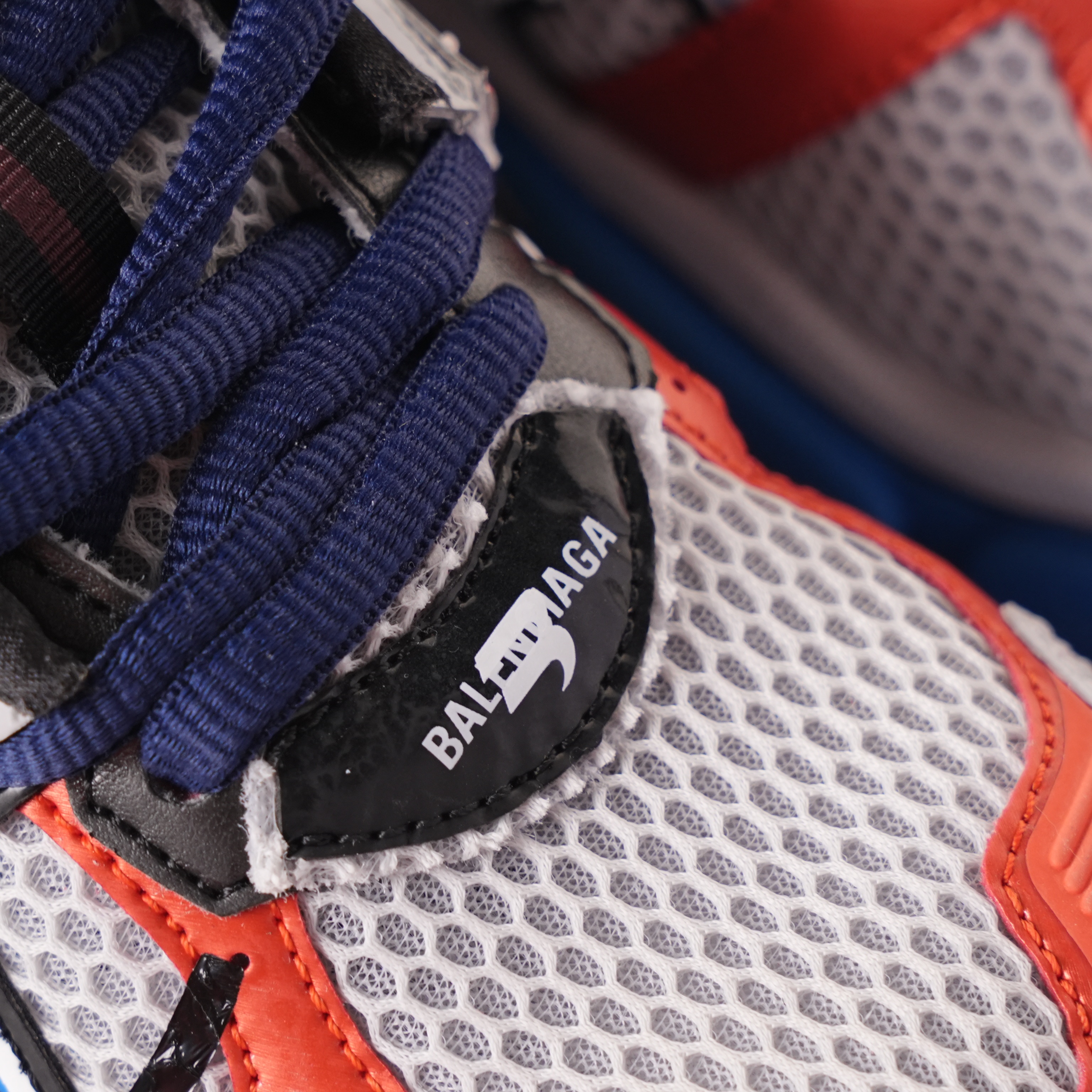 Balenciaga Runner White And Blue Printing