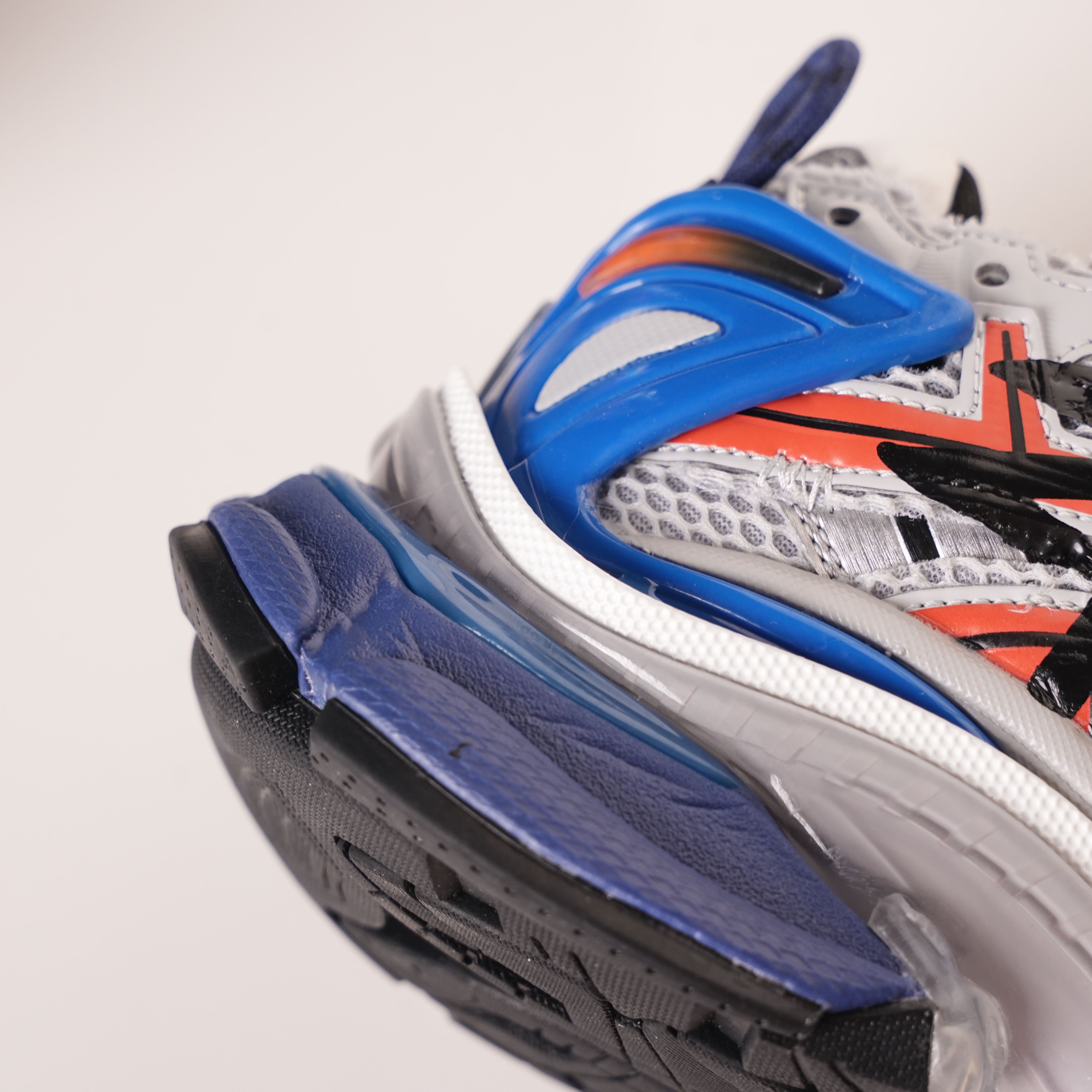 Balenciaga Runner White And Blue Printing