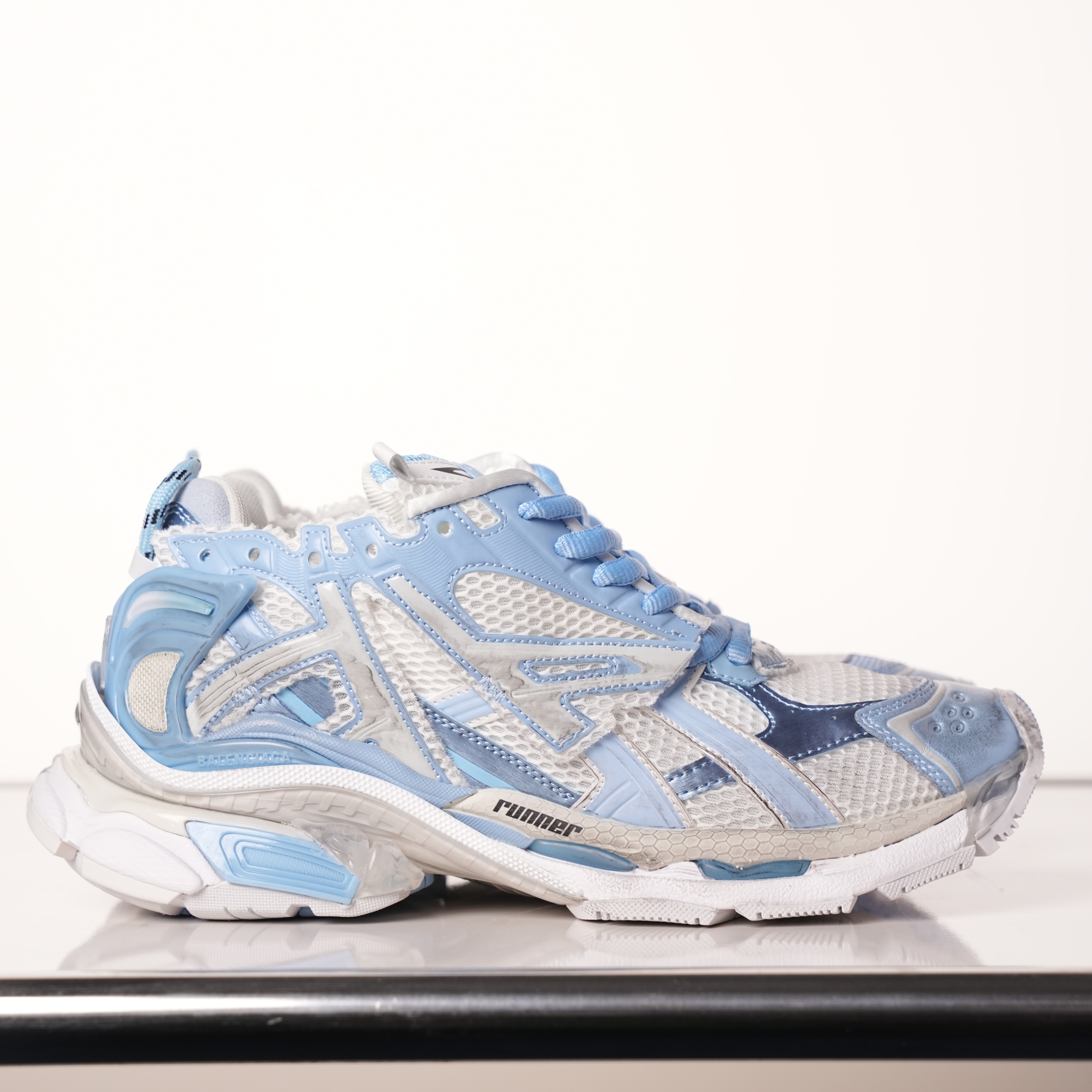 Balenciaga Runner White Light Blue