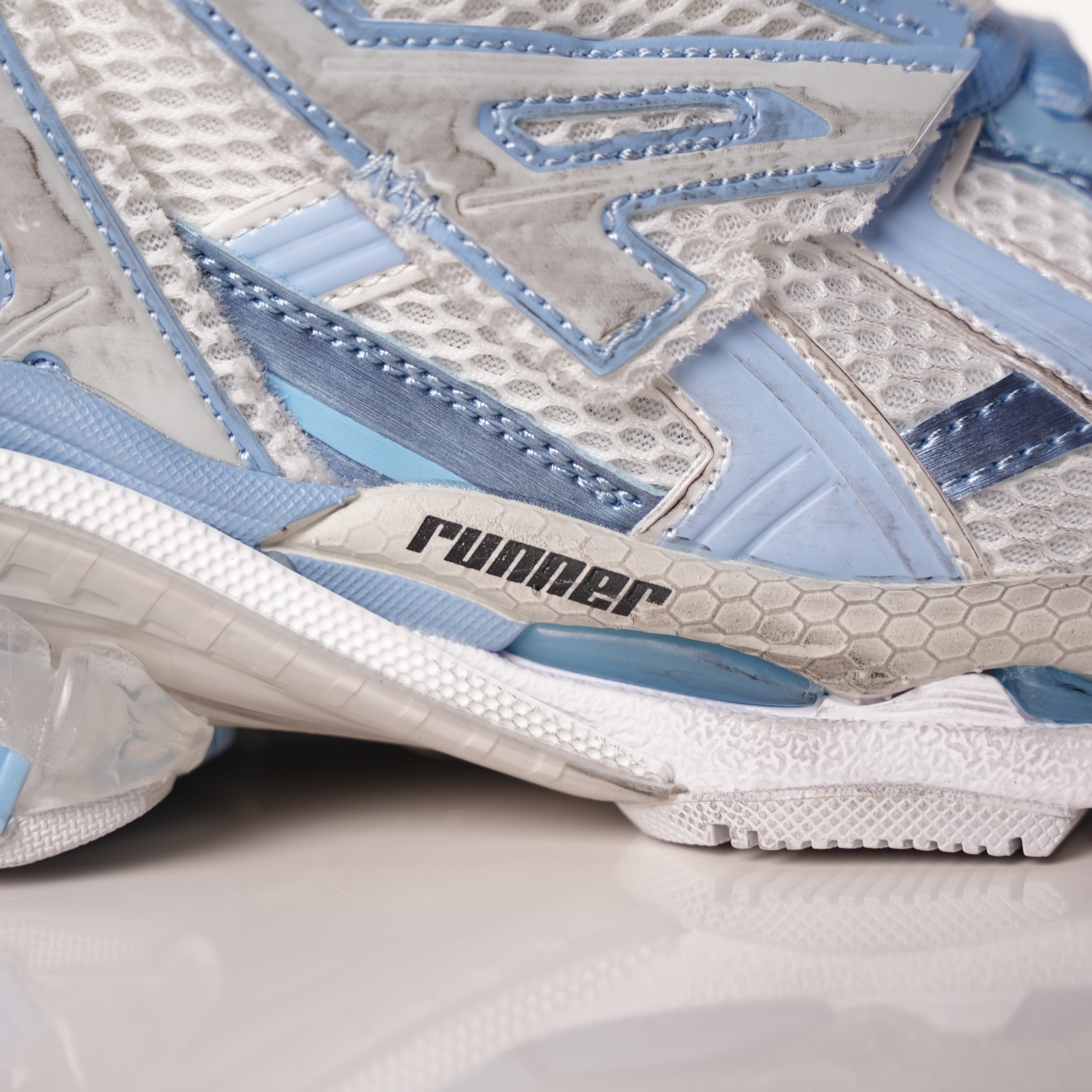 Balenciaga Runner White Light Blue