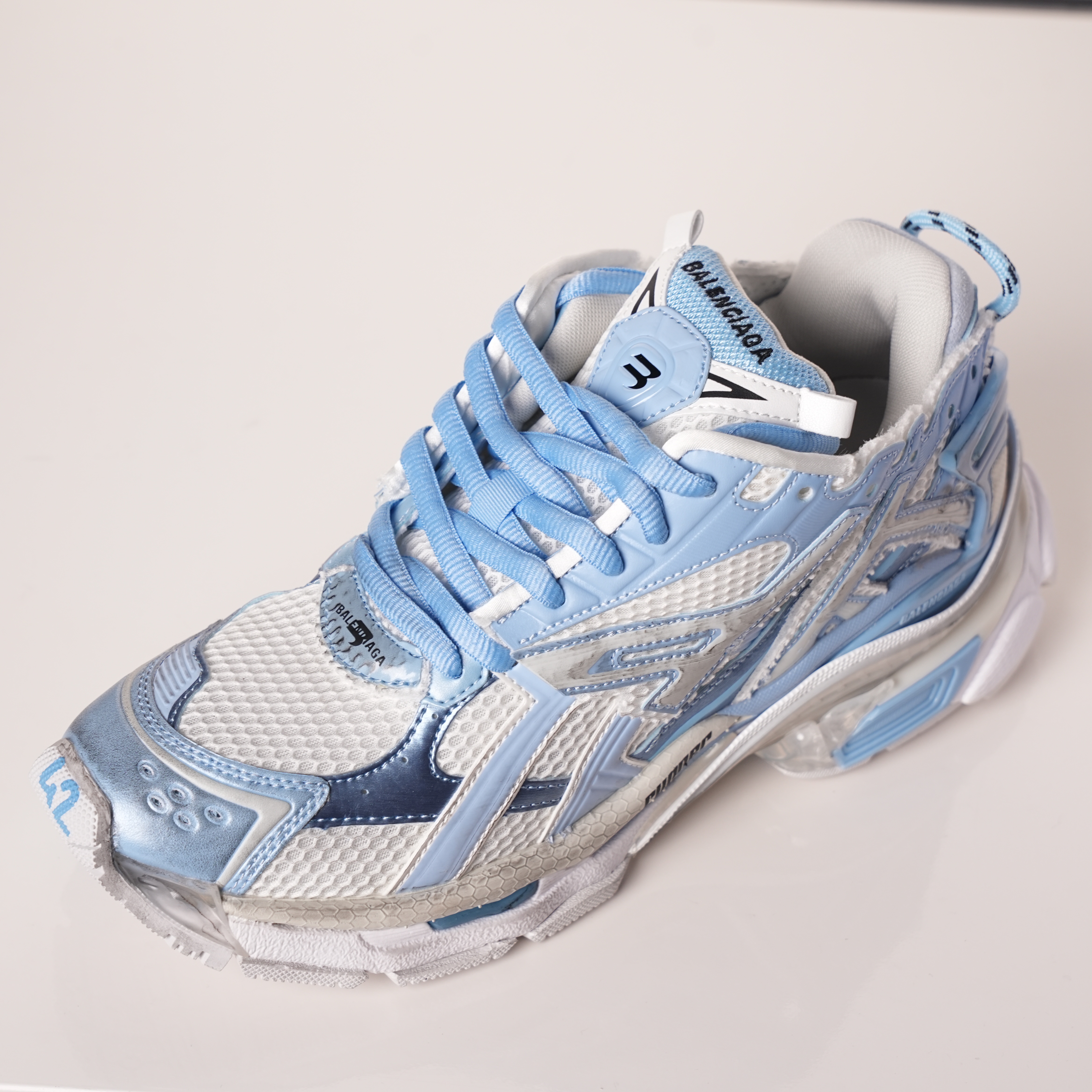 Balenciaga Runner White Light Blue