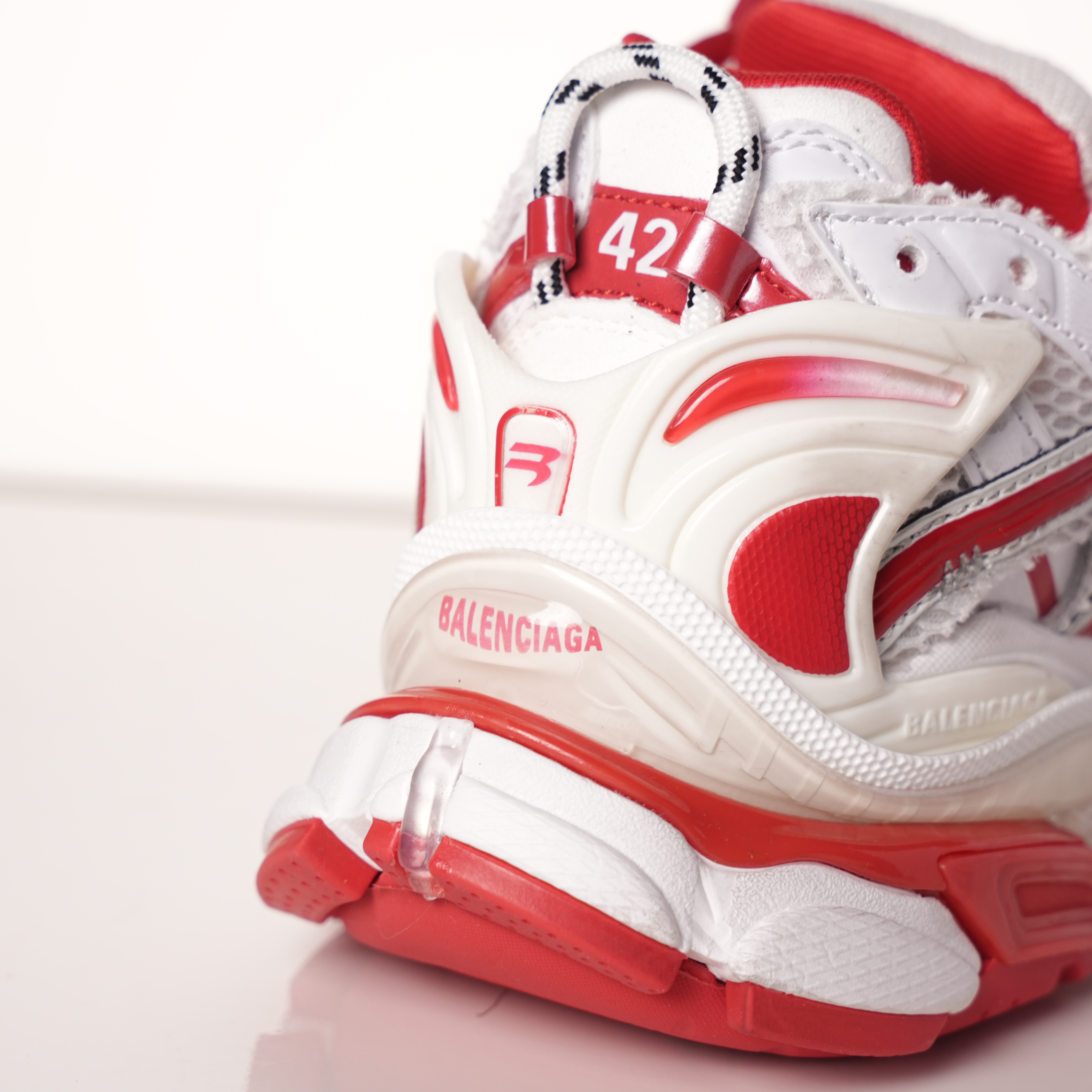 Balenciaga Runner White Red