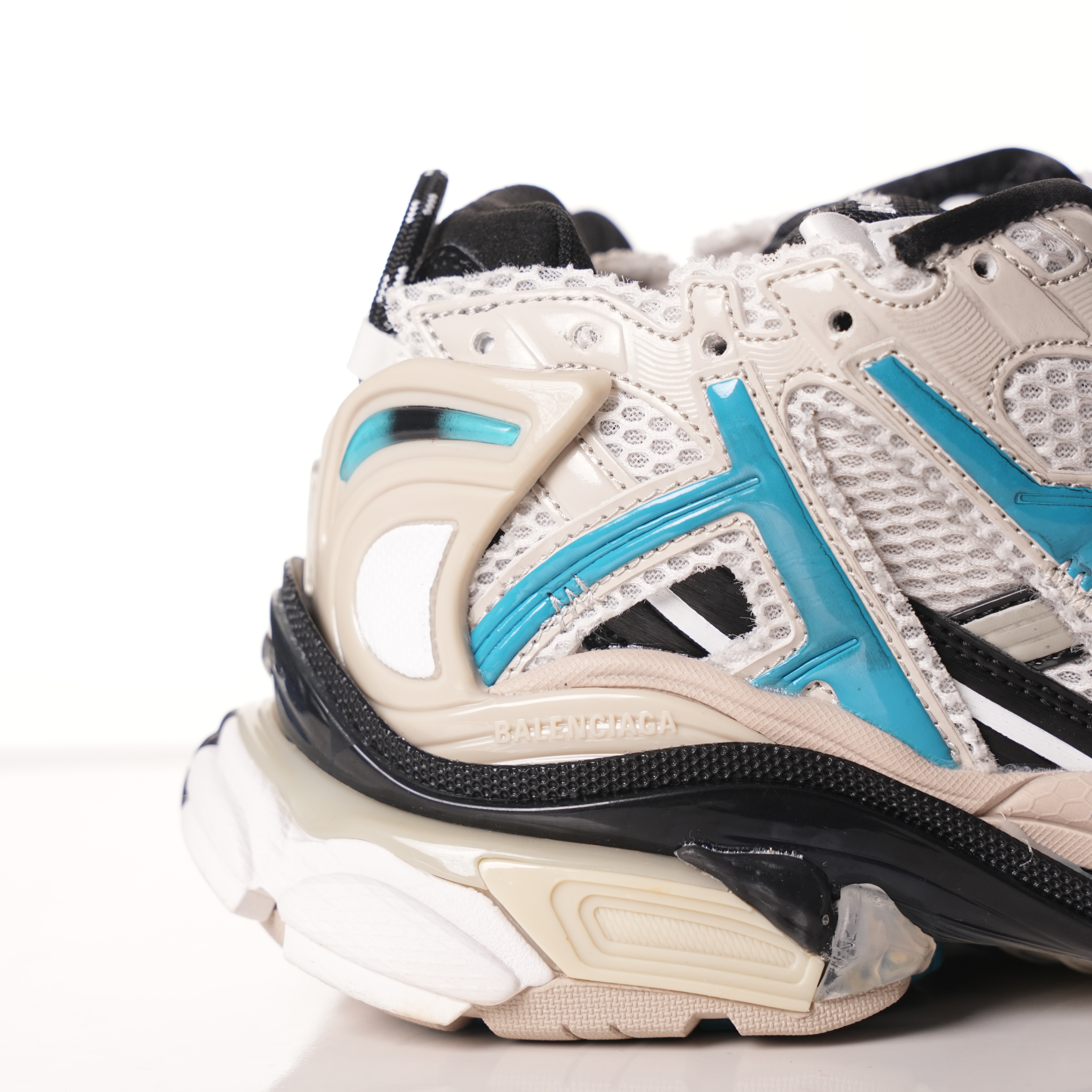 Balenciaga Runner Black Champagne Blue