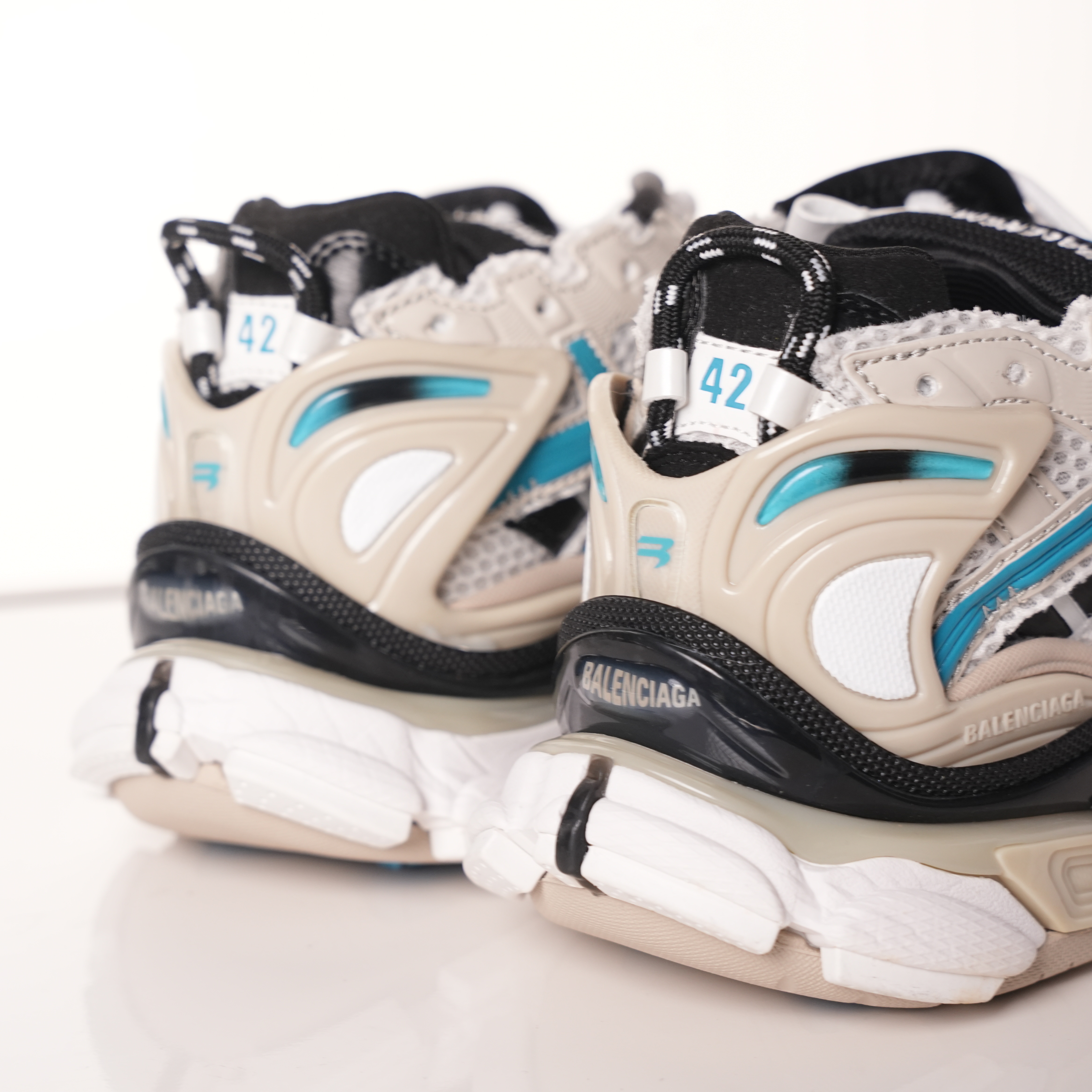Balenciaga Runner Black Champagne Blue