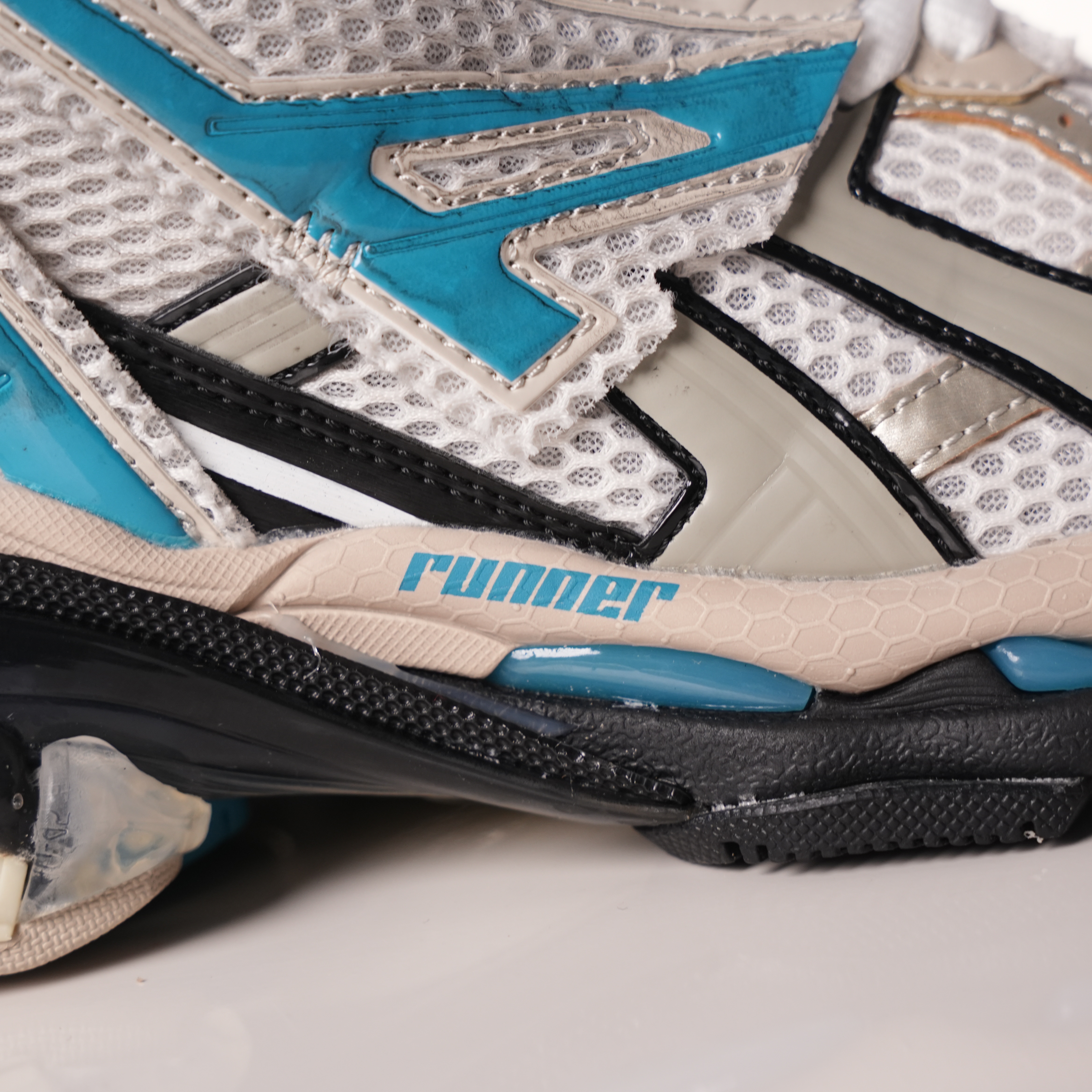 Balenciaga Runner Black Champagne Blue